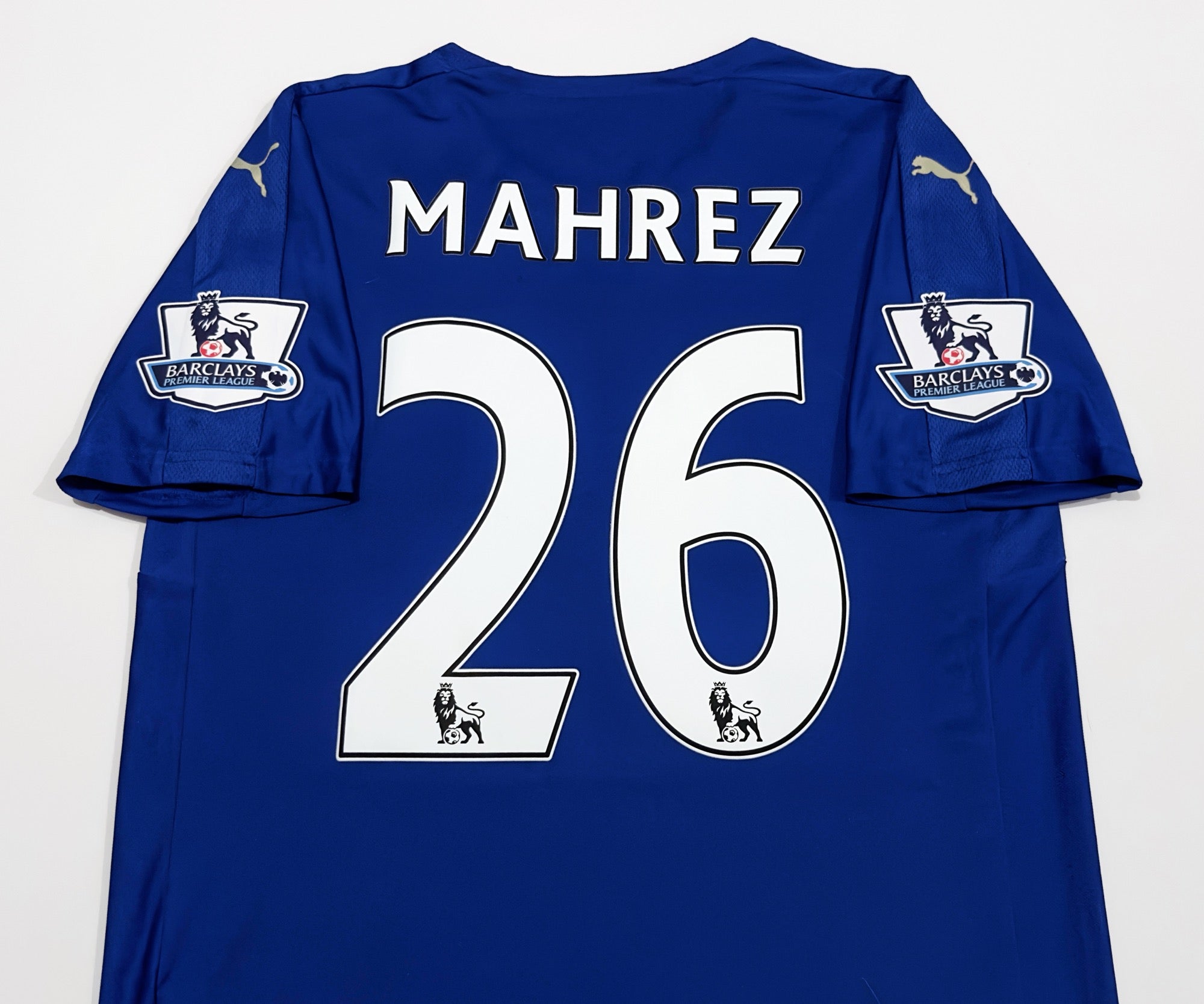 2015/16 Leicester City #26 MAHREZ Home Jersey (M)