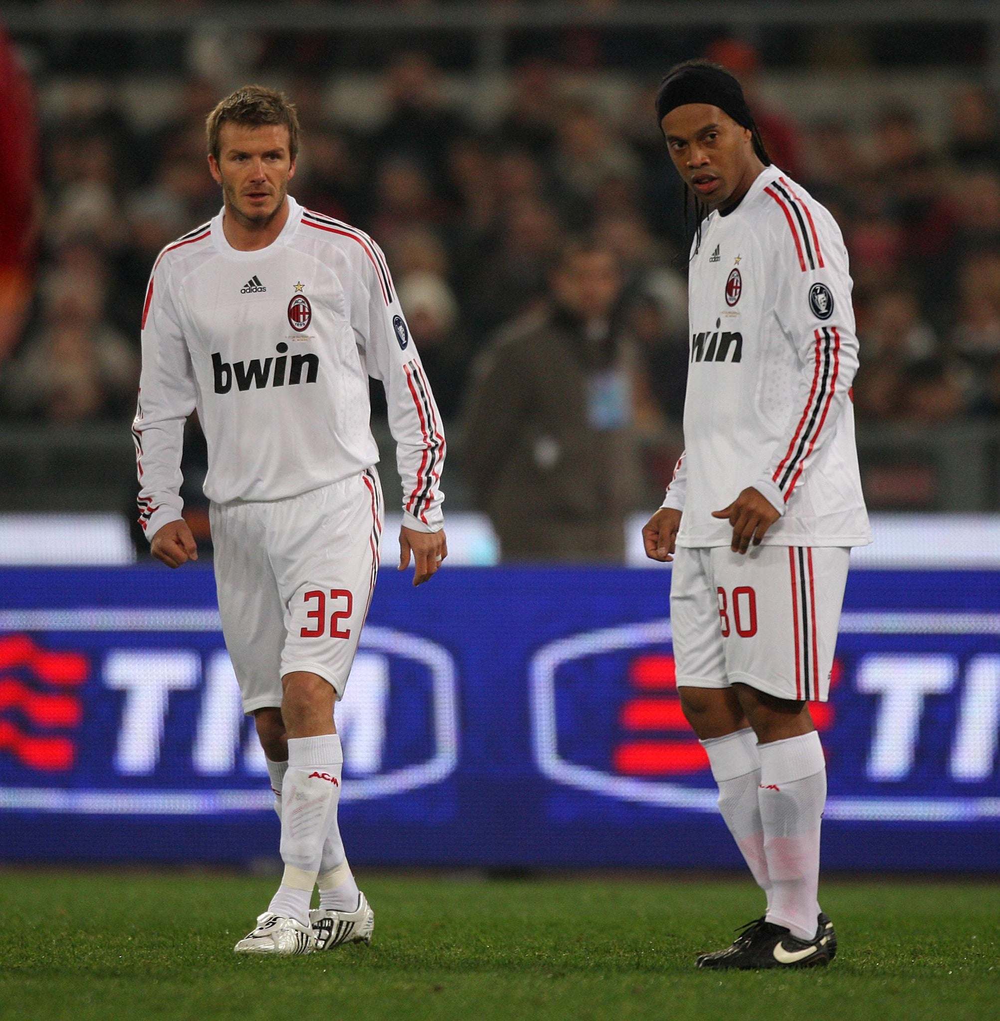 2008/09 AC Milan #32 BECKHAM Away Jersey (XL)