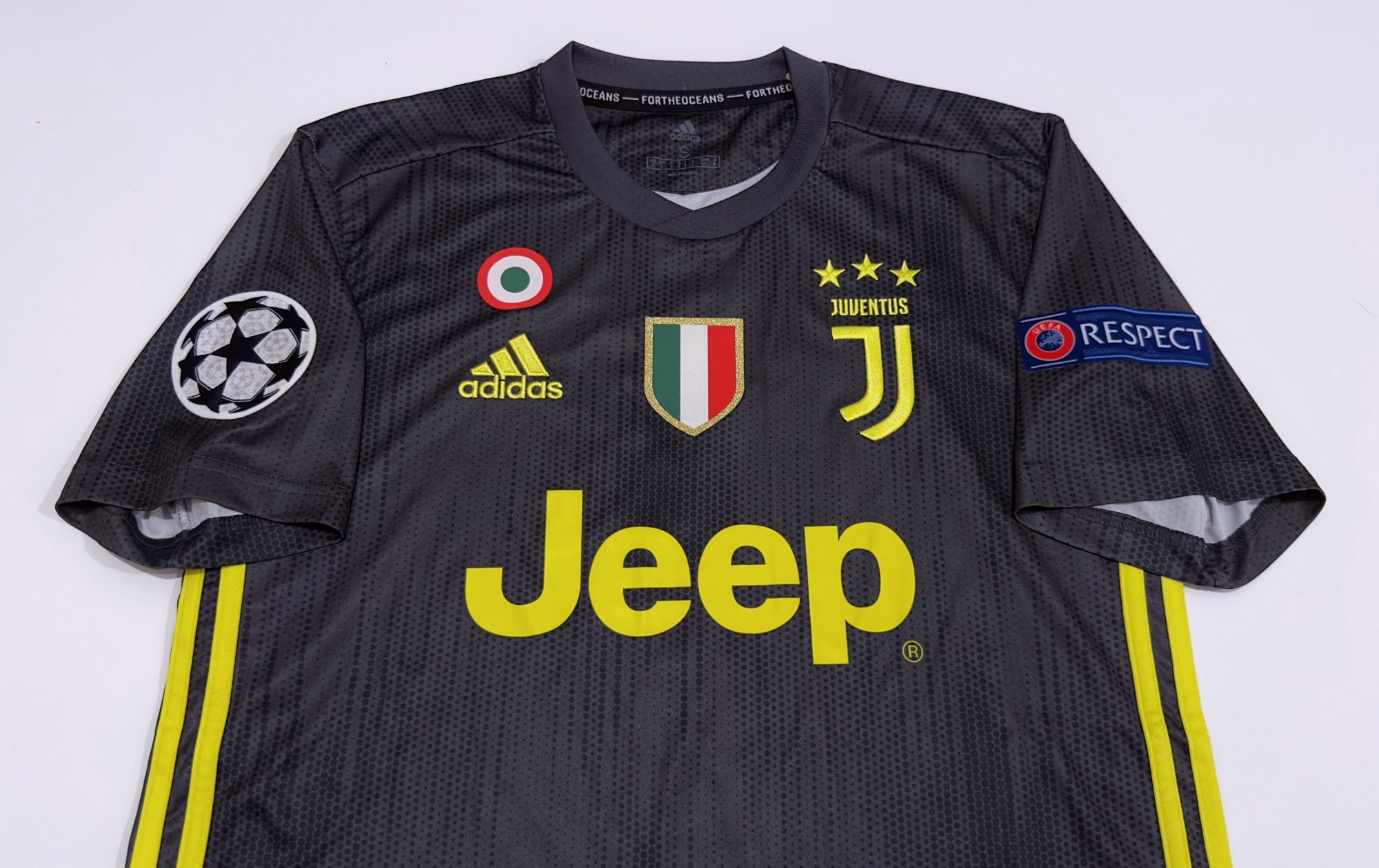 2018/19 Juventus #7 RONALDO Third Jersey (S) – Double Kick