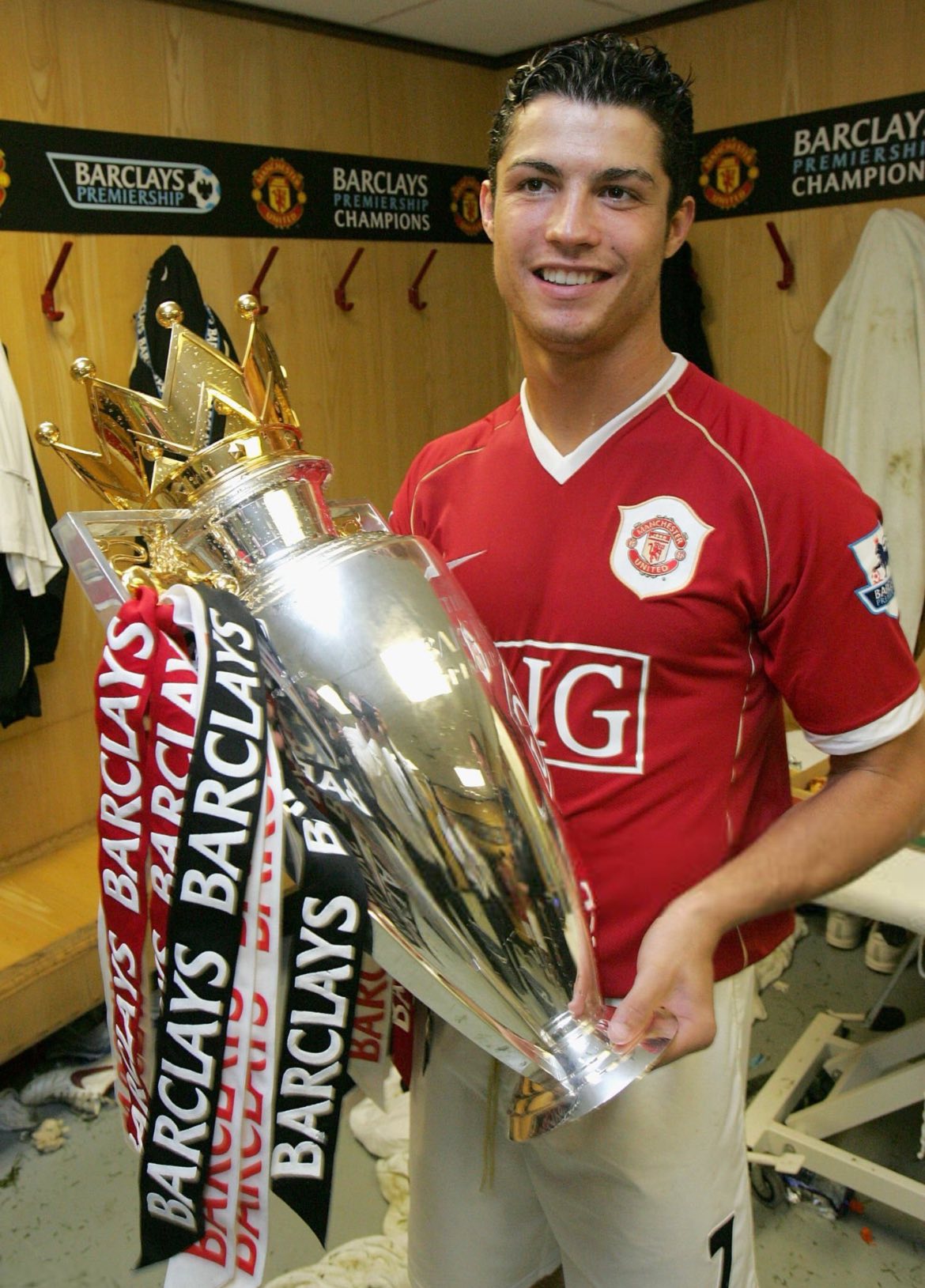 2006/07 Man Utd #7 RONALDO Home Jersey (M)