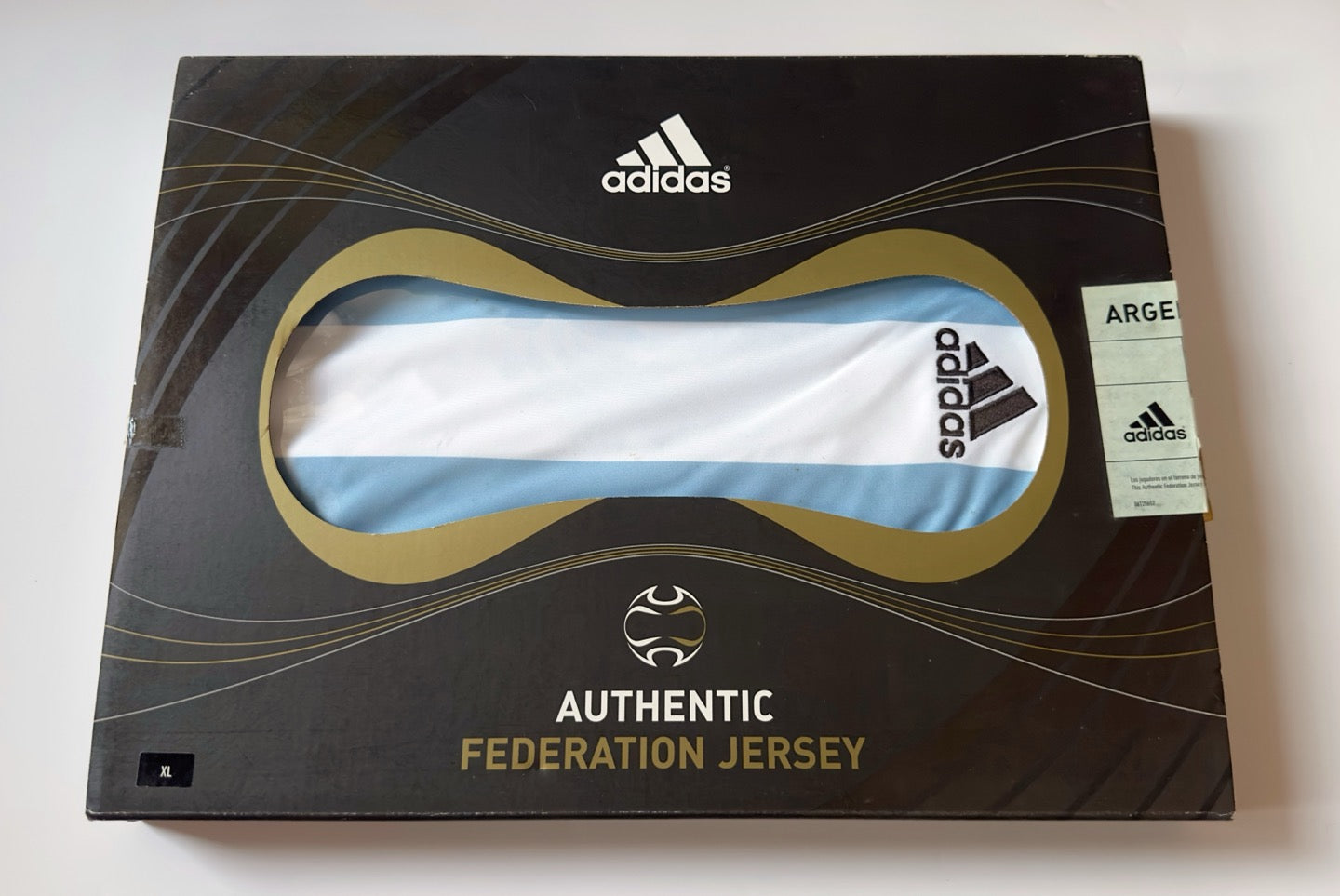 2006 Argentina #19 MESSI Home Jersey Boxset (XL)