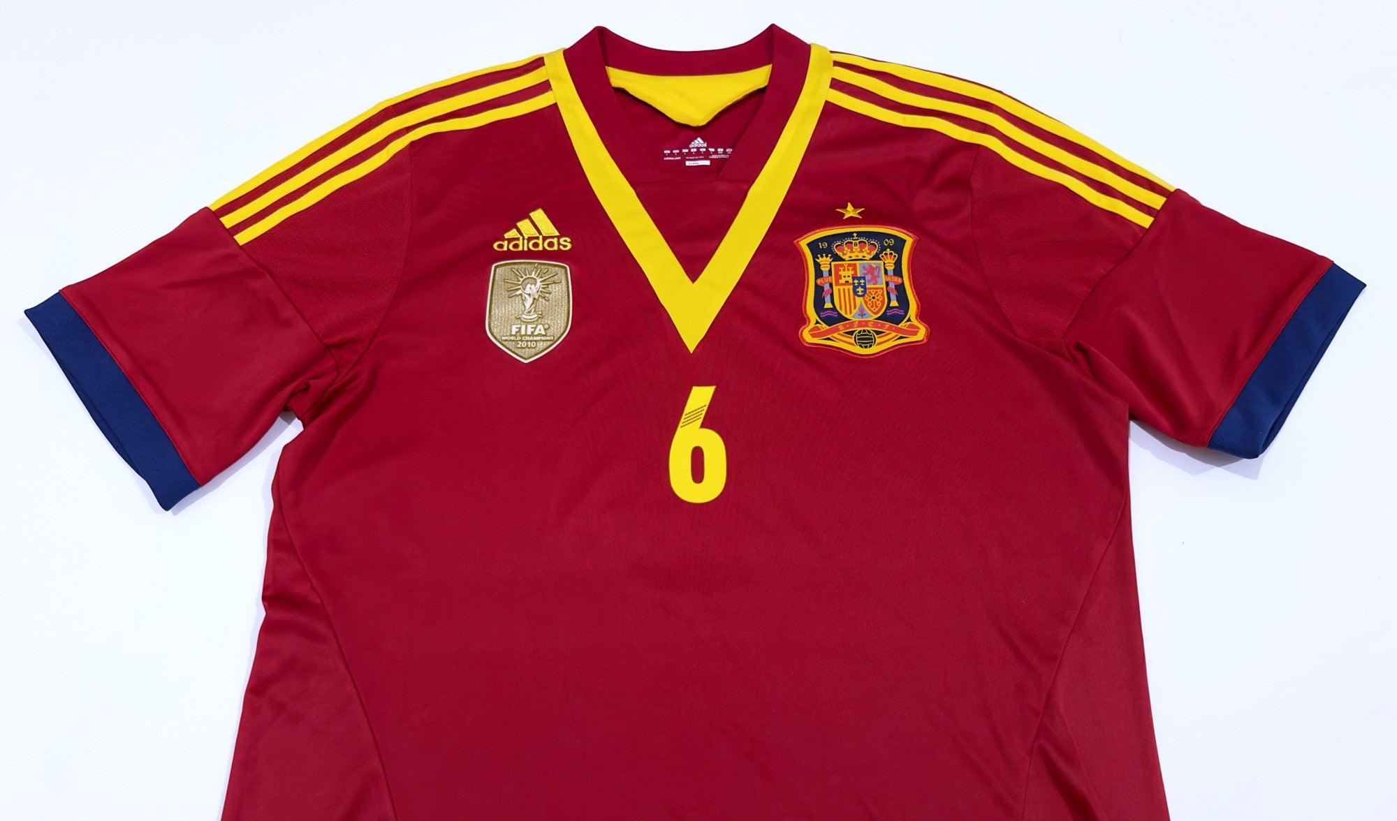 2012/13 Spain #6 A.INIESTA Away Jersey (L)