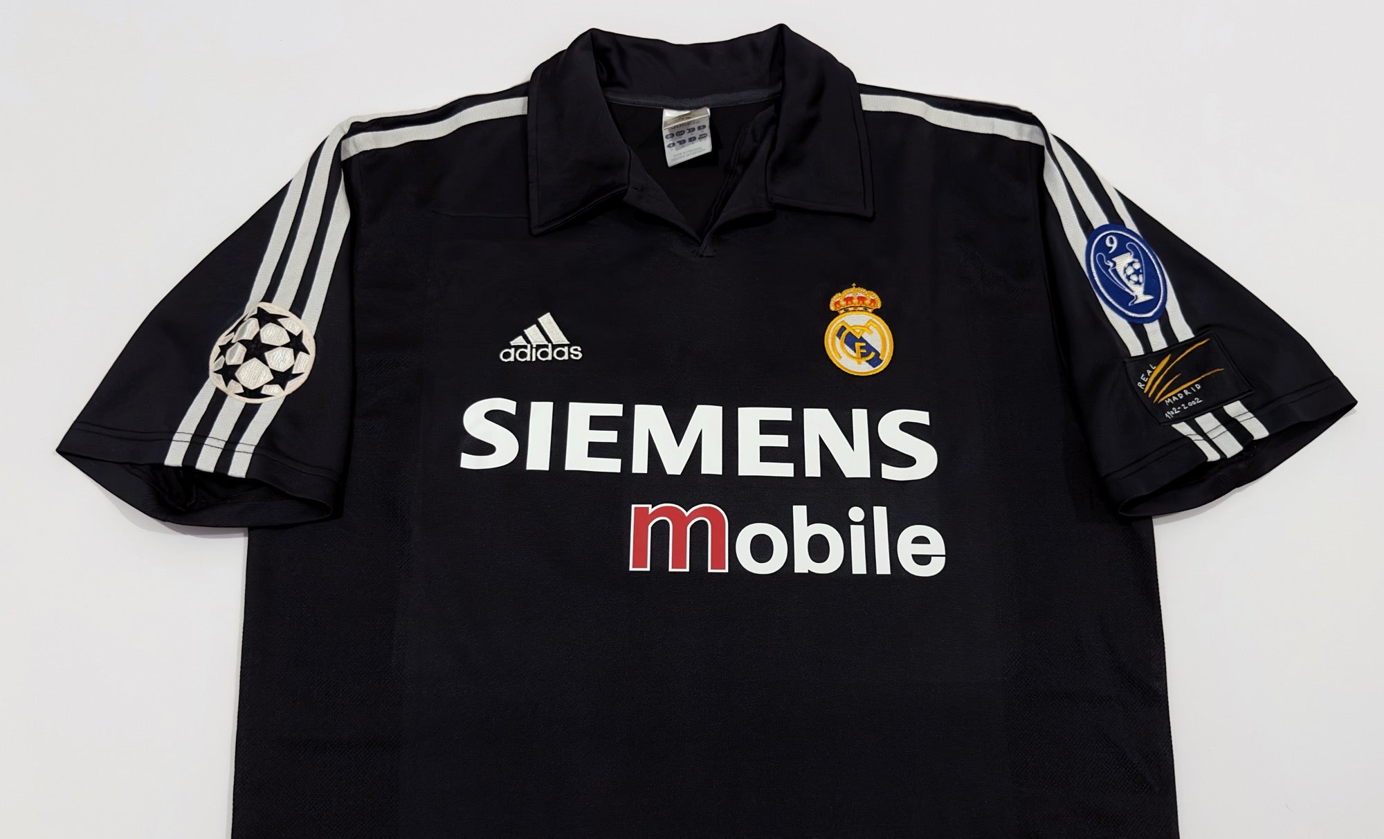 2002/03 Real Madrid #11 RONALDO Away UCL Jersey (M)