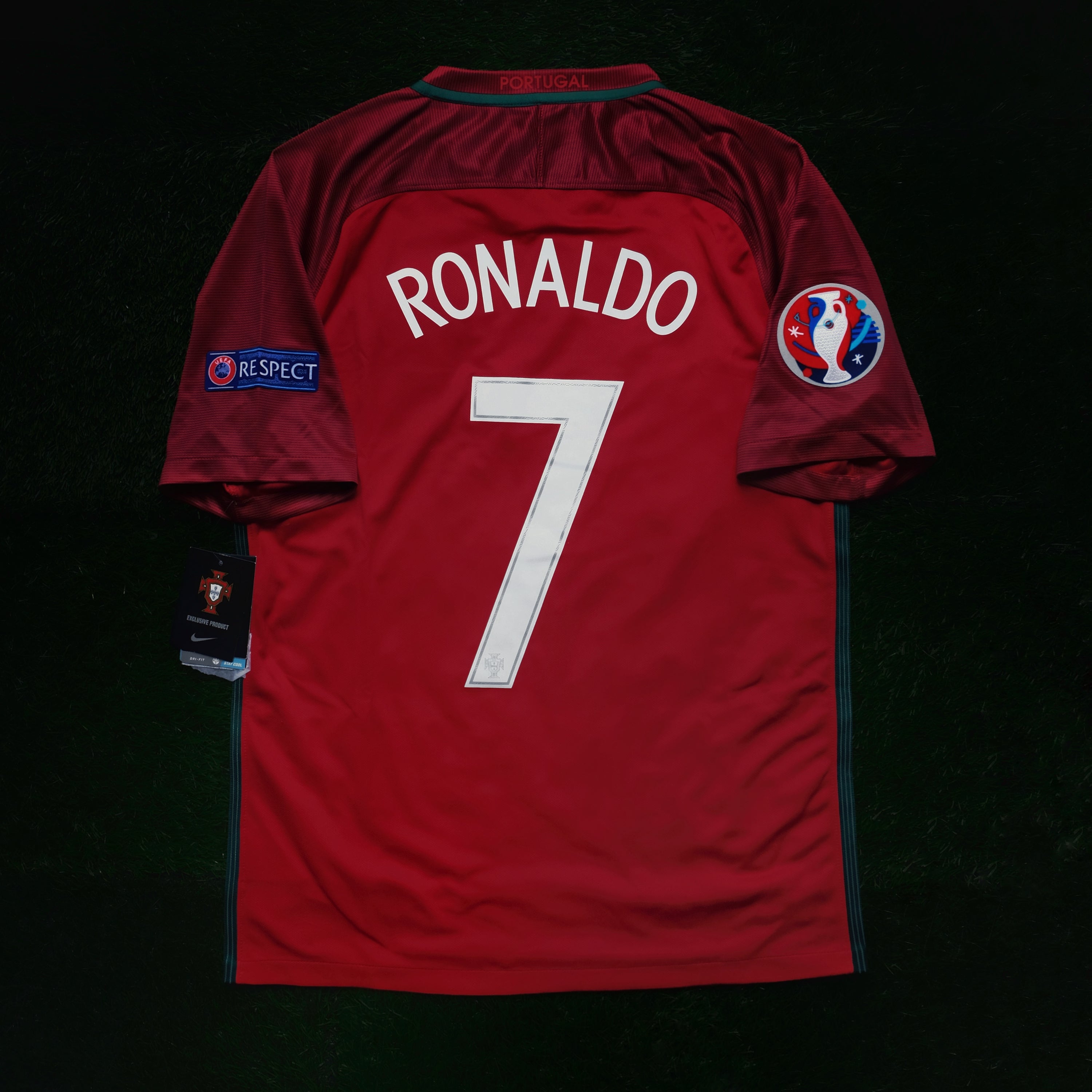 2016/17 Portugal #7 RONALDO Home Jersey (M)