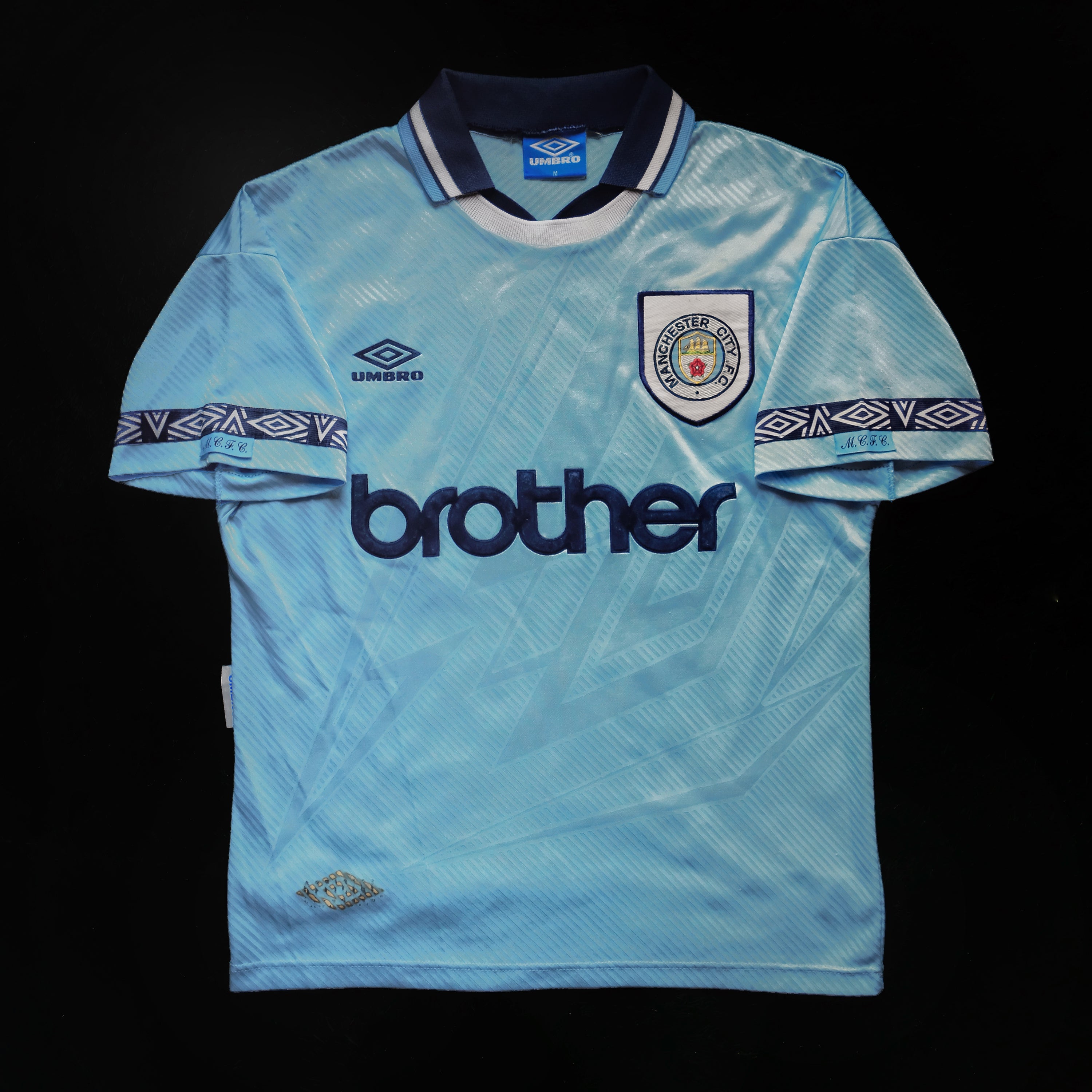 1993/95 Man City Home Jersey (M)