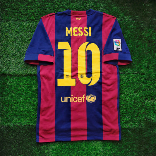 2014/15 Barcelona #10 MESSI Home Jersey (S)