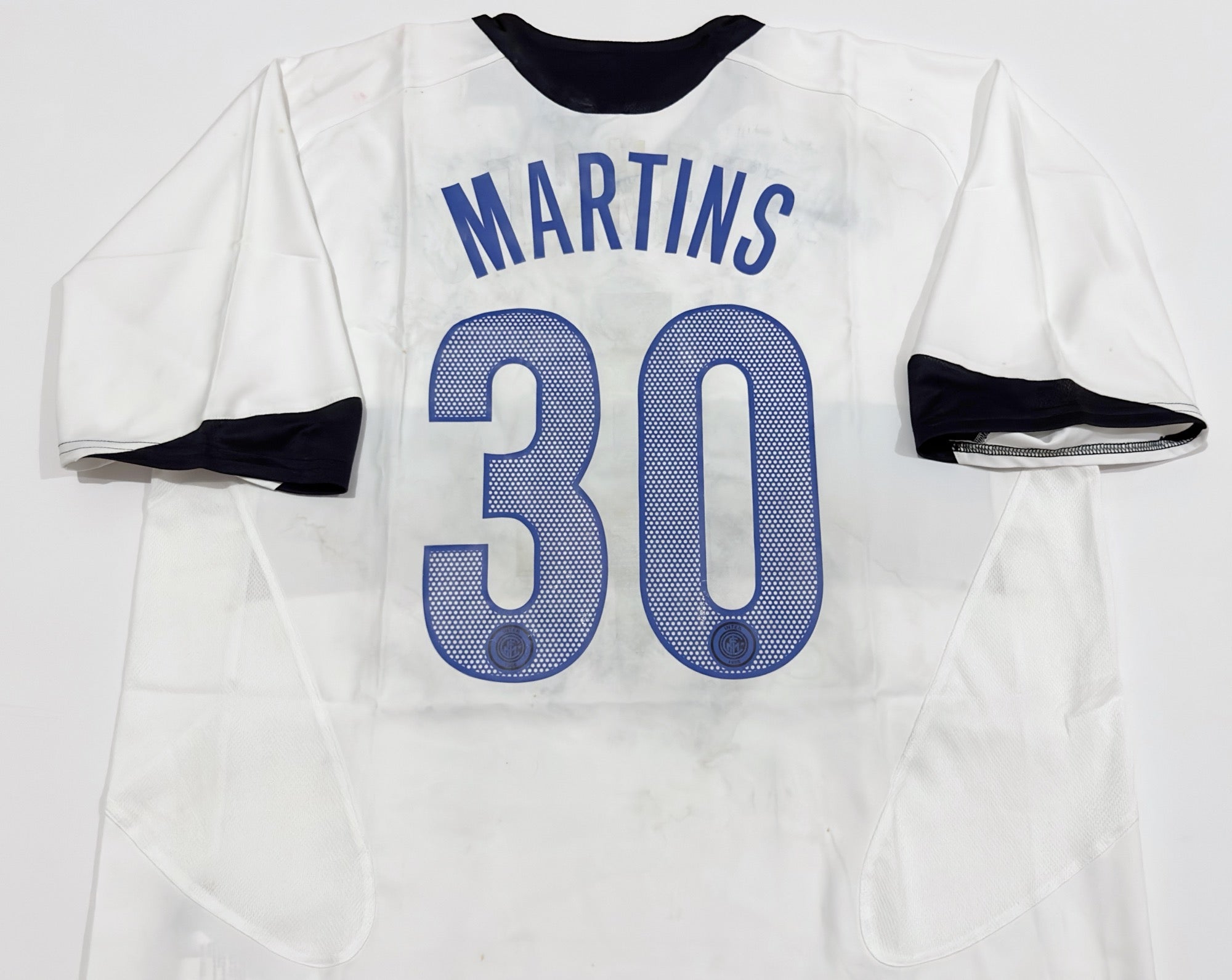 2005/06 Inter Milan #30 MARTINS Away Jersey (XL)