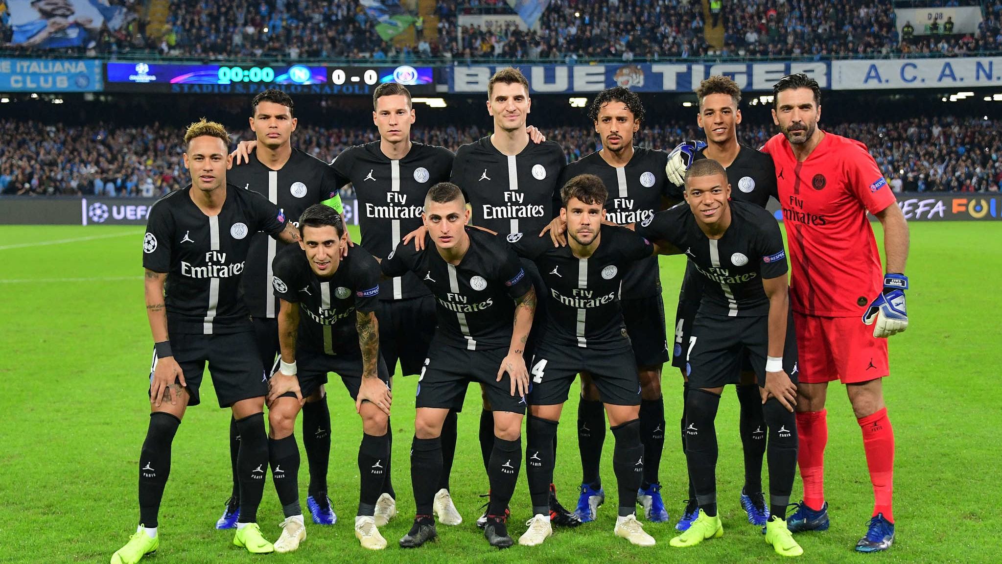 2018/19 PSG #1 BUFFON UCL GK Jersey (M)