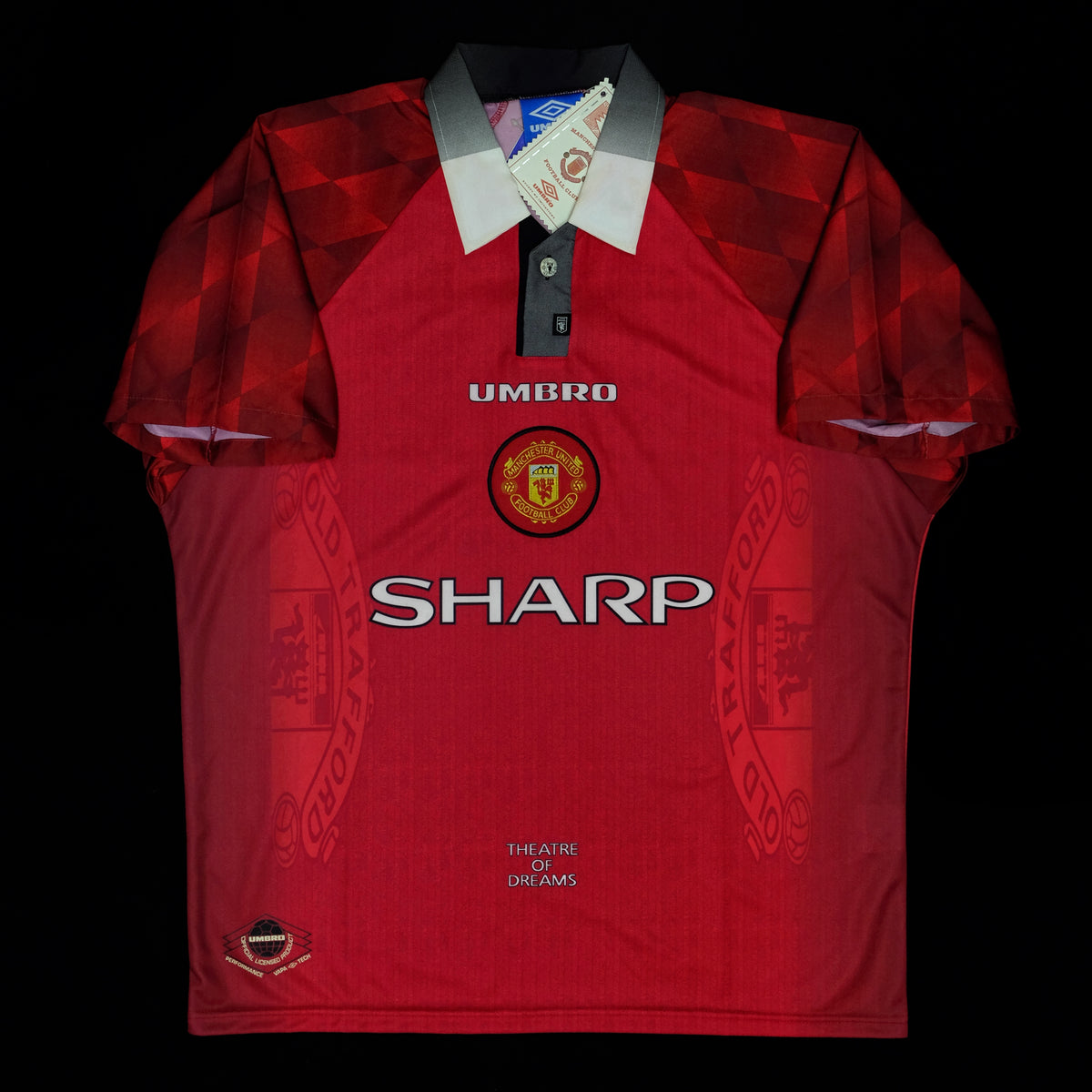 1996/98 Man Utd Home Jersey (L)