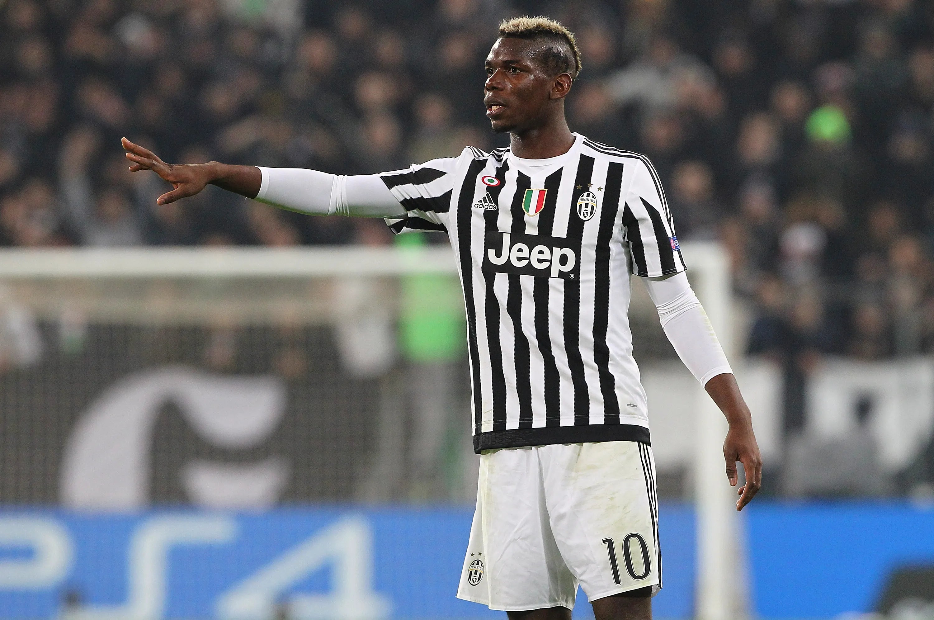 2015/16 Juventus #10 POGBA Home Jersey (XS)