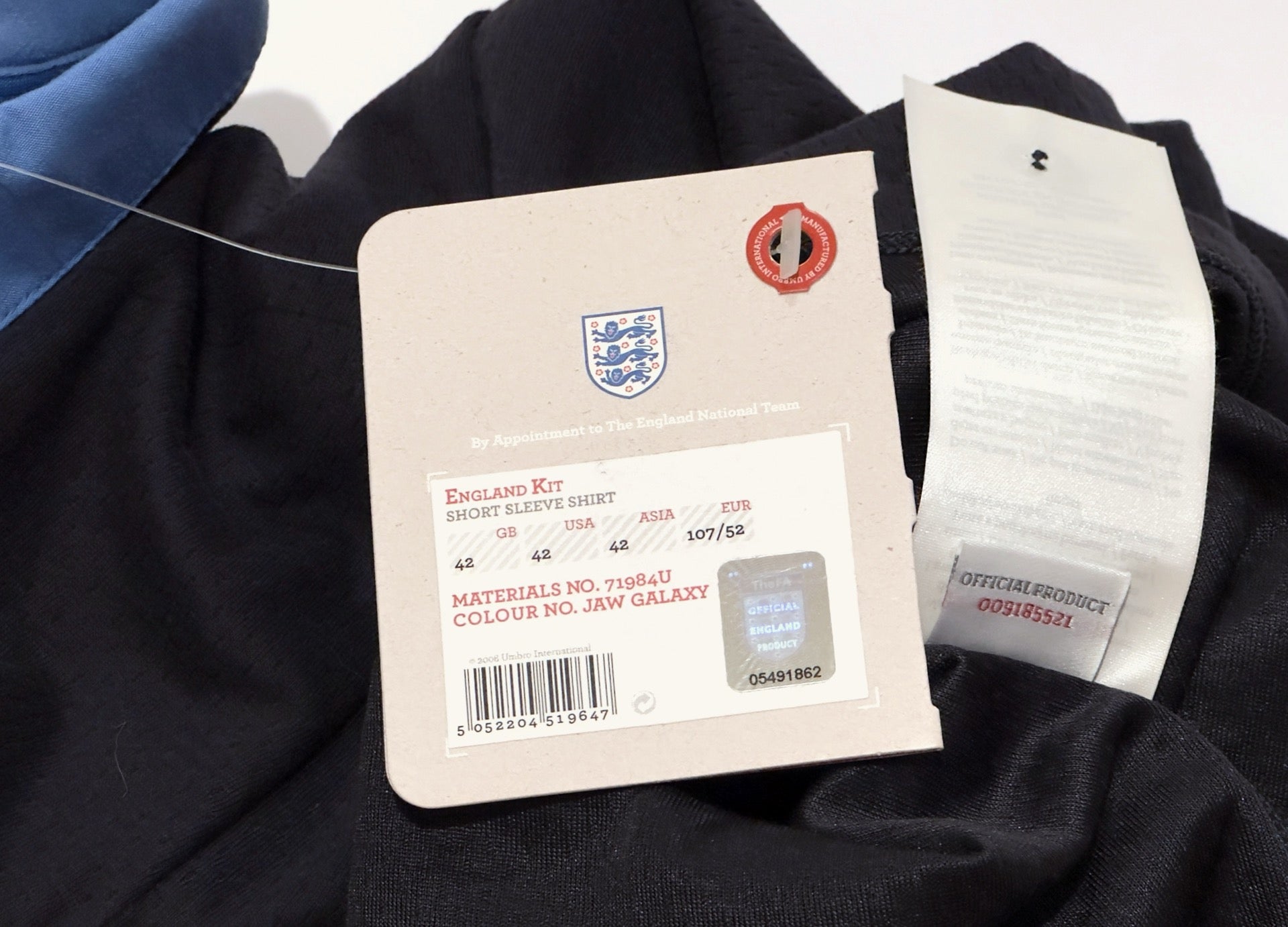 2012/13 England Away Jersey (L)