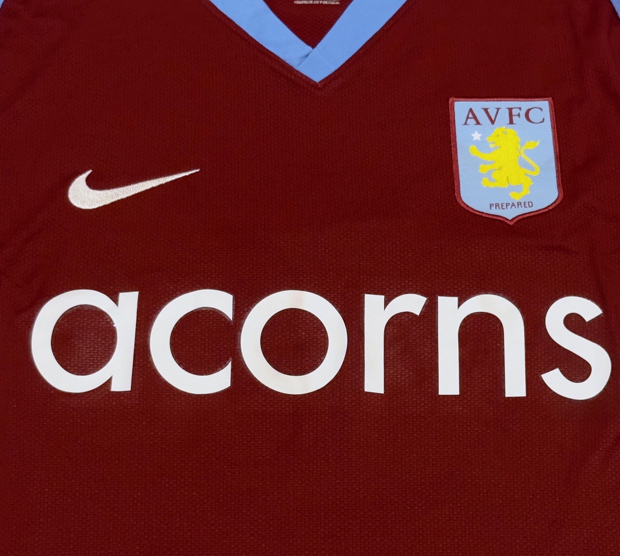 2008/09 Aston Villa #7 YOUNG Home Jersey (L) L/S