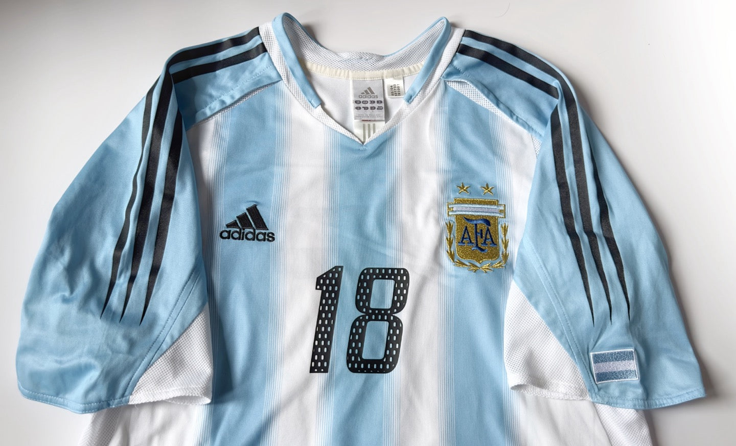 2004/05 Argentina #18 MESSI Home Jersey (M)