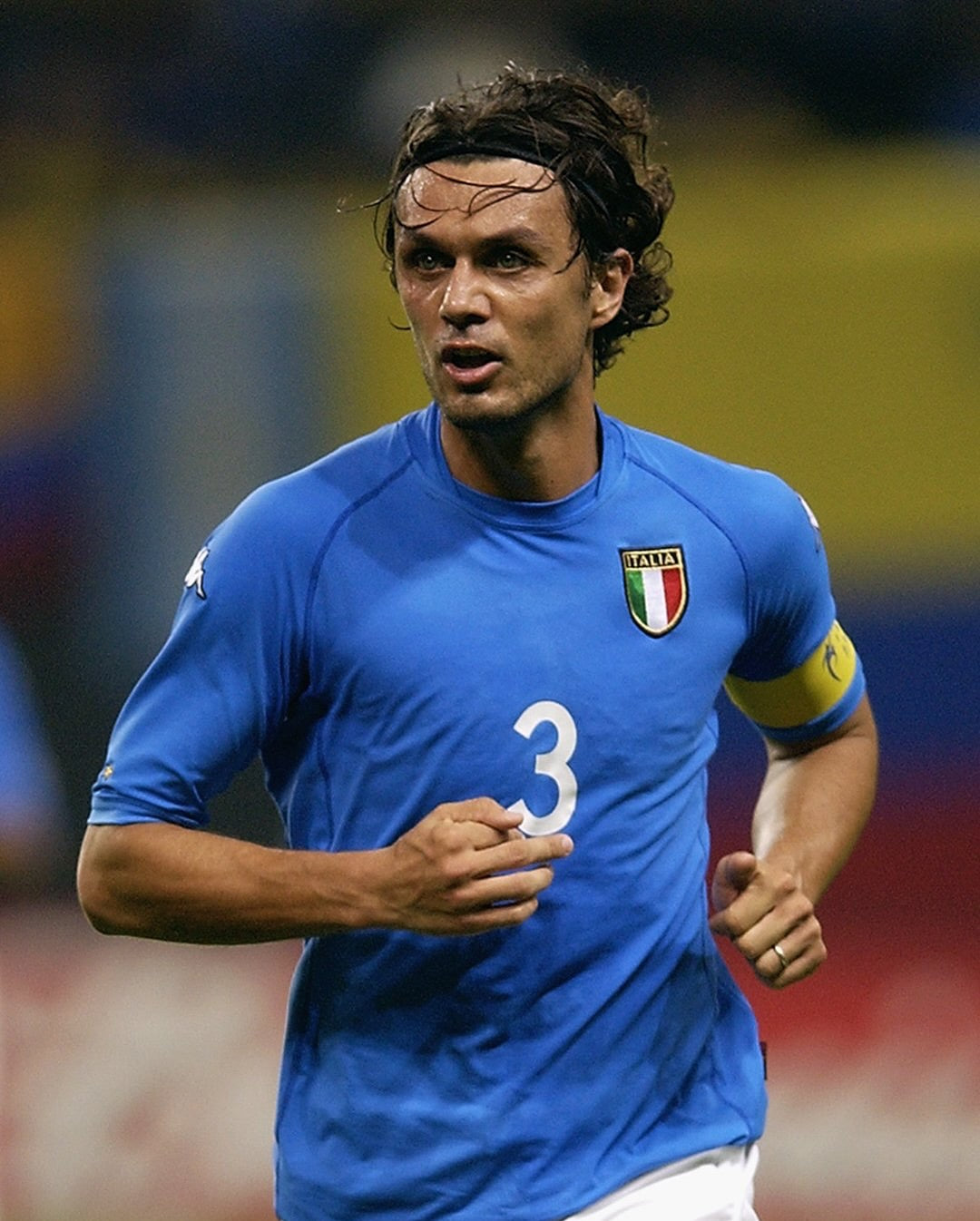 2002 Italy #3 MALDINI Home Jersey (L)