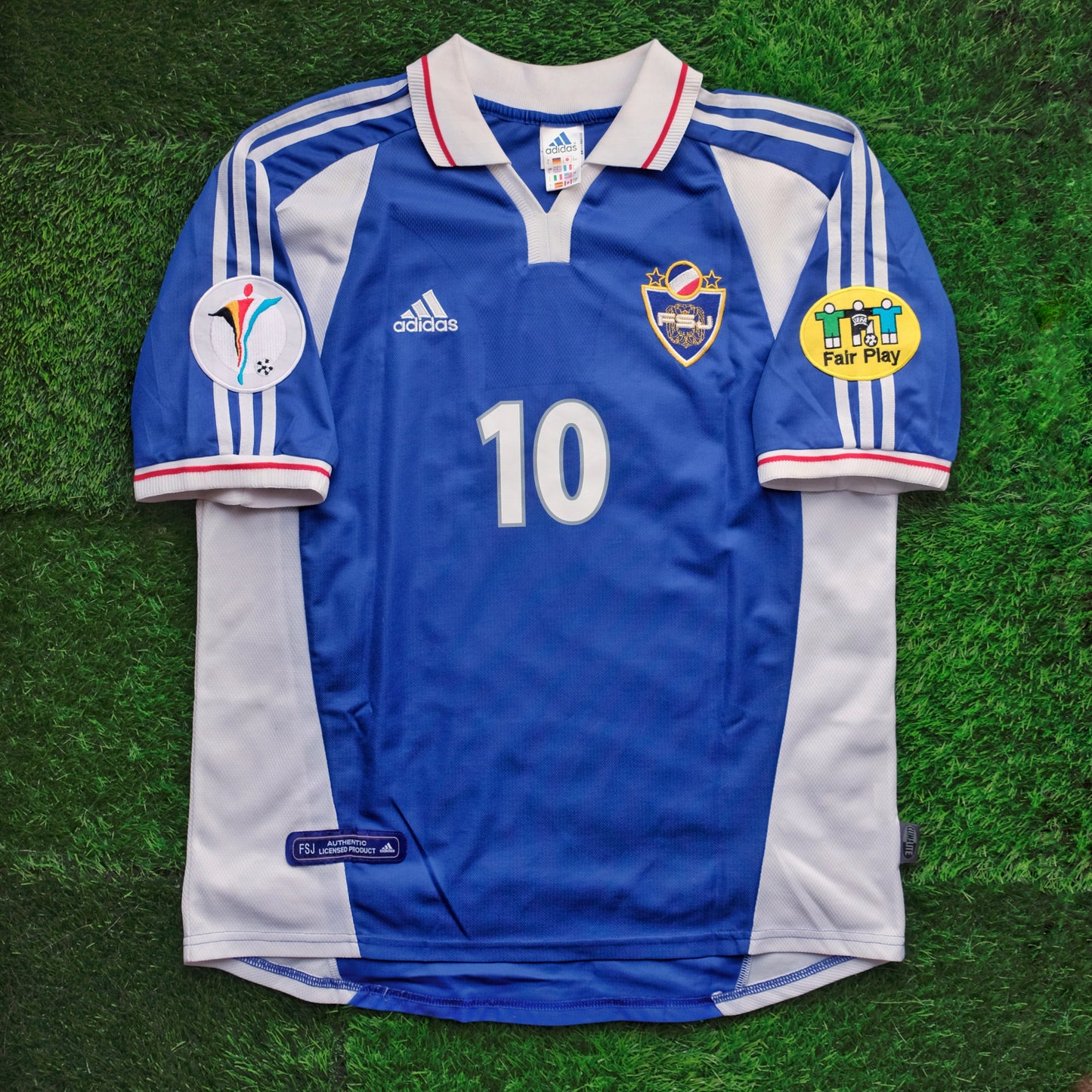 2000/01 FR Yugoslavia #10 STOJKOVIC Home Jersey (L)