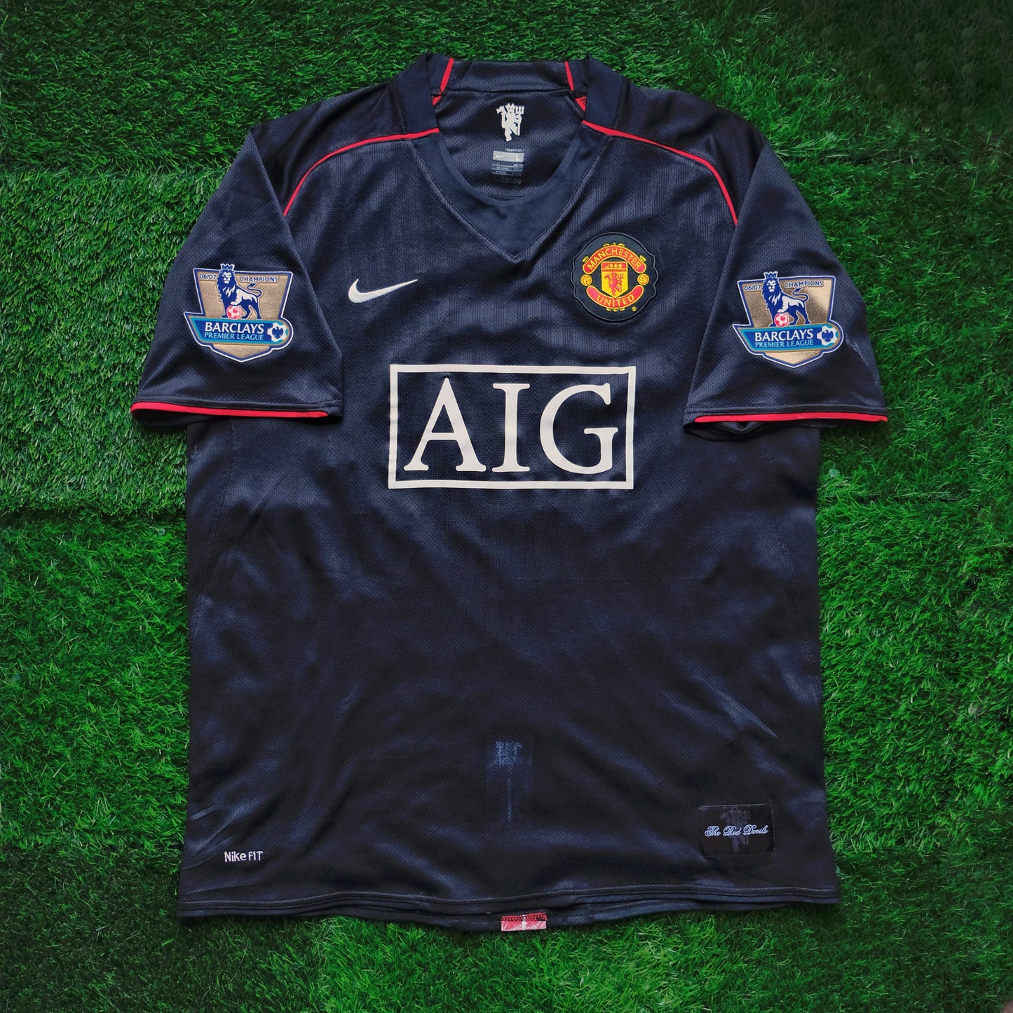 2007/08 Man Utd #7 RONALDO Away Jersey (L)