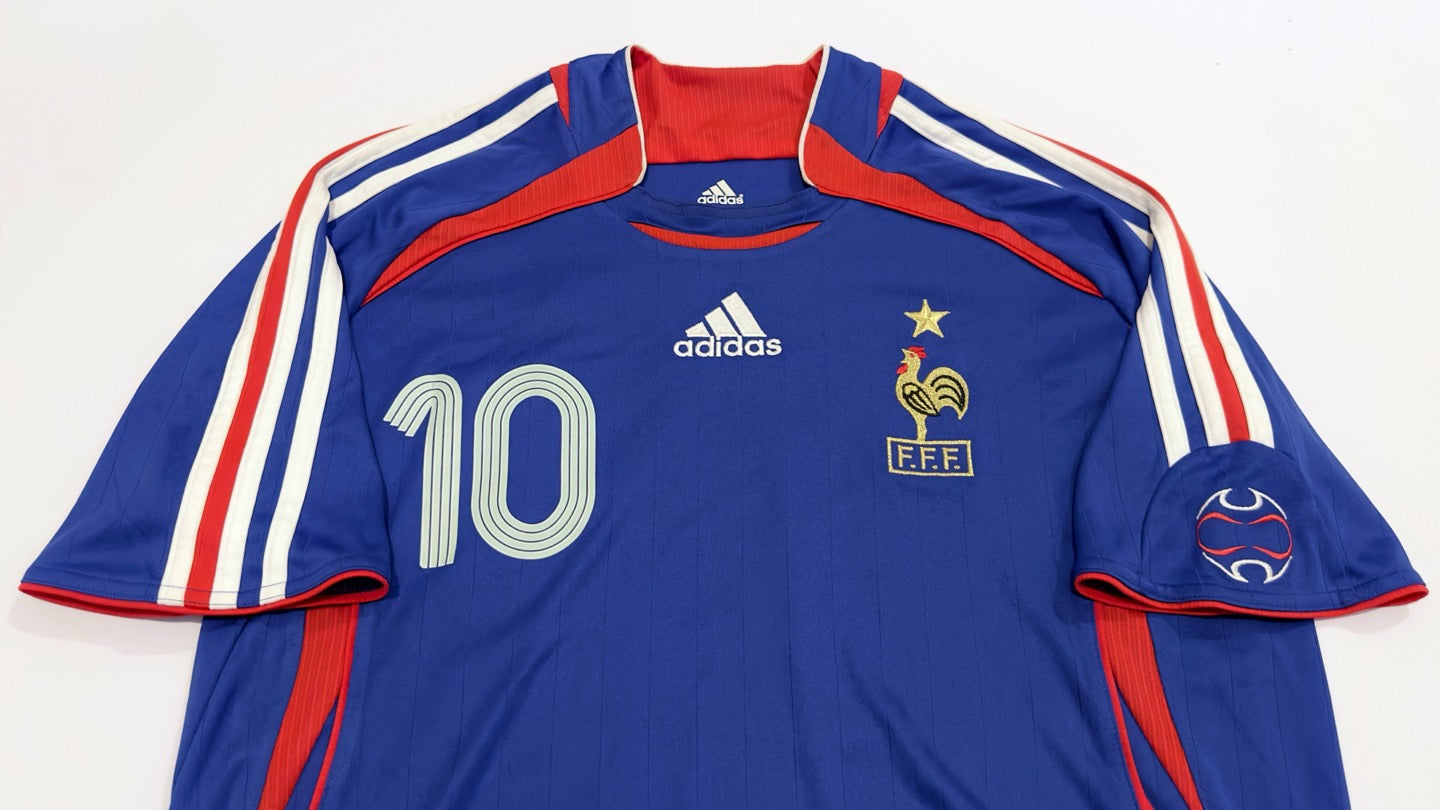 2006/07 France #10 ZIDANE Home Jersey (S)