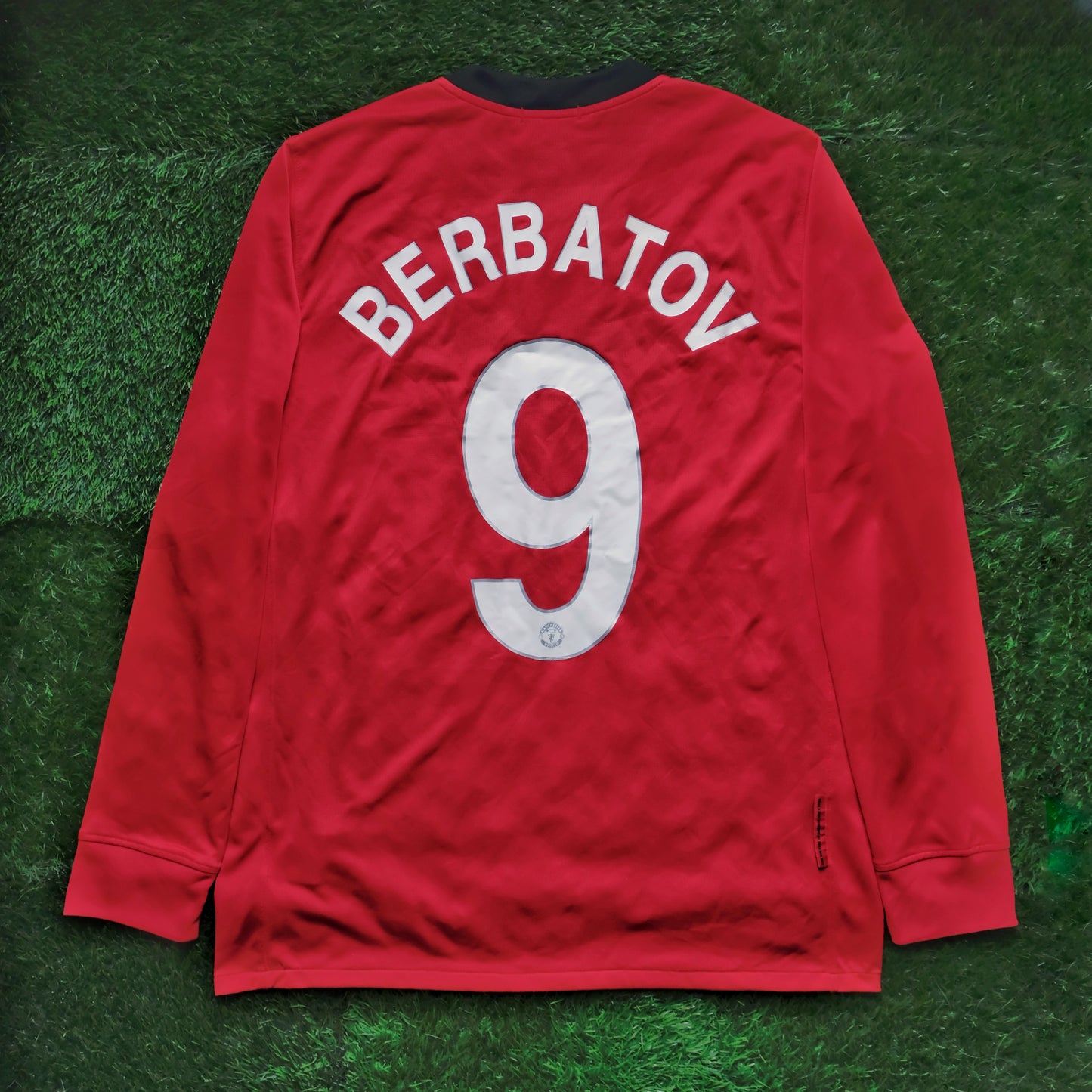 2009/10 Man Utd #9 BERBATOV Home Jersey (M) L/S