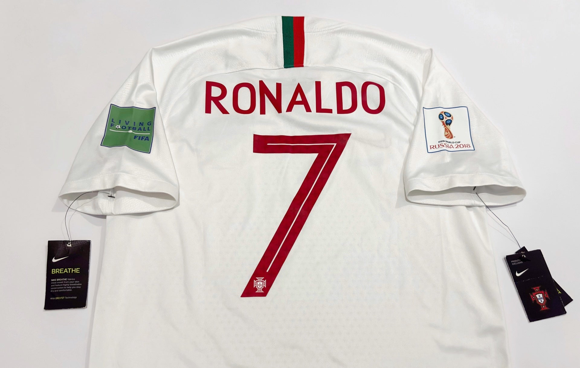 2018/19 Portugal #7 RONALDO Away Jersey (M)