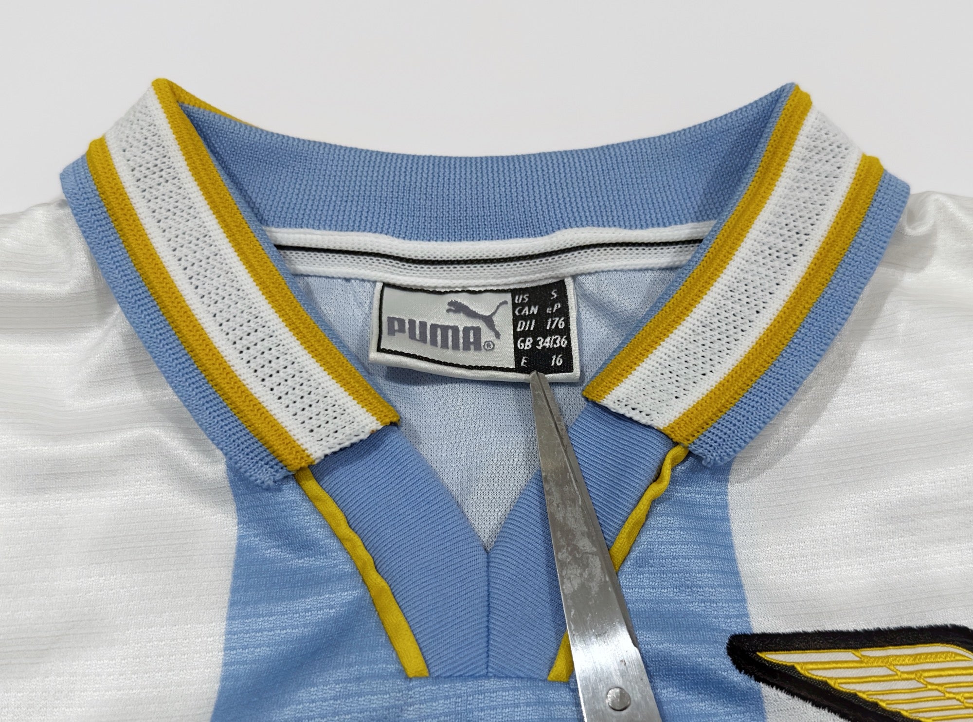 99-00 S.S. Lazio VERON(ベロン)  新品未使用タグ付 1999/00 Lazio #23 VERON European Home Jersey (S) – Double Kick