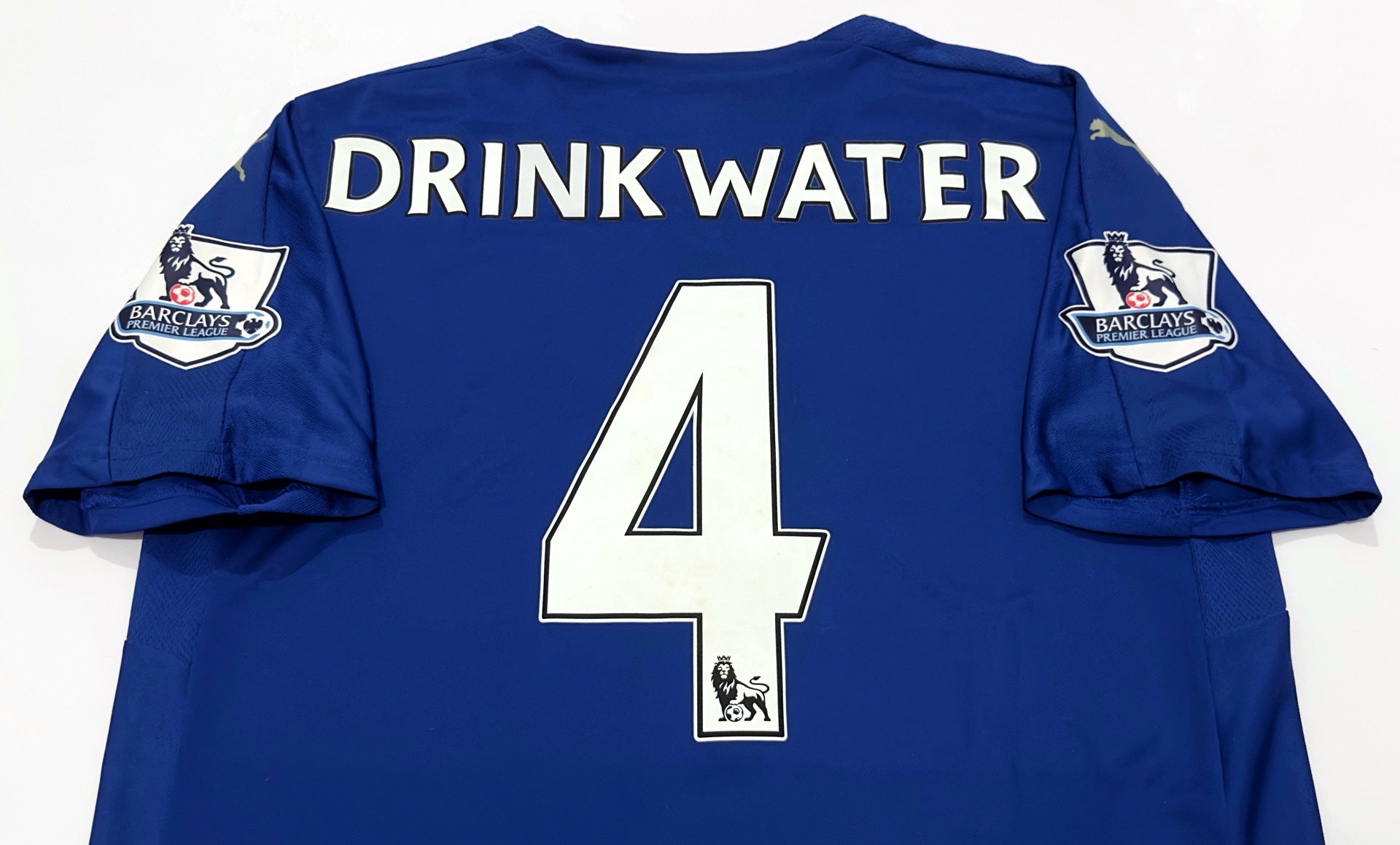 2015/16 Leicester City #4 DRINKWATER Home Jersey (L)