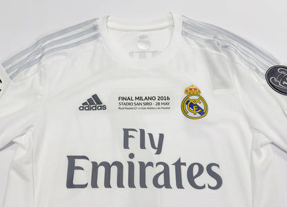 2015/16 Real Madrid #7 RONALDO Home Jersey (S) L/S