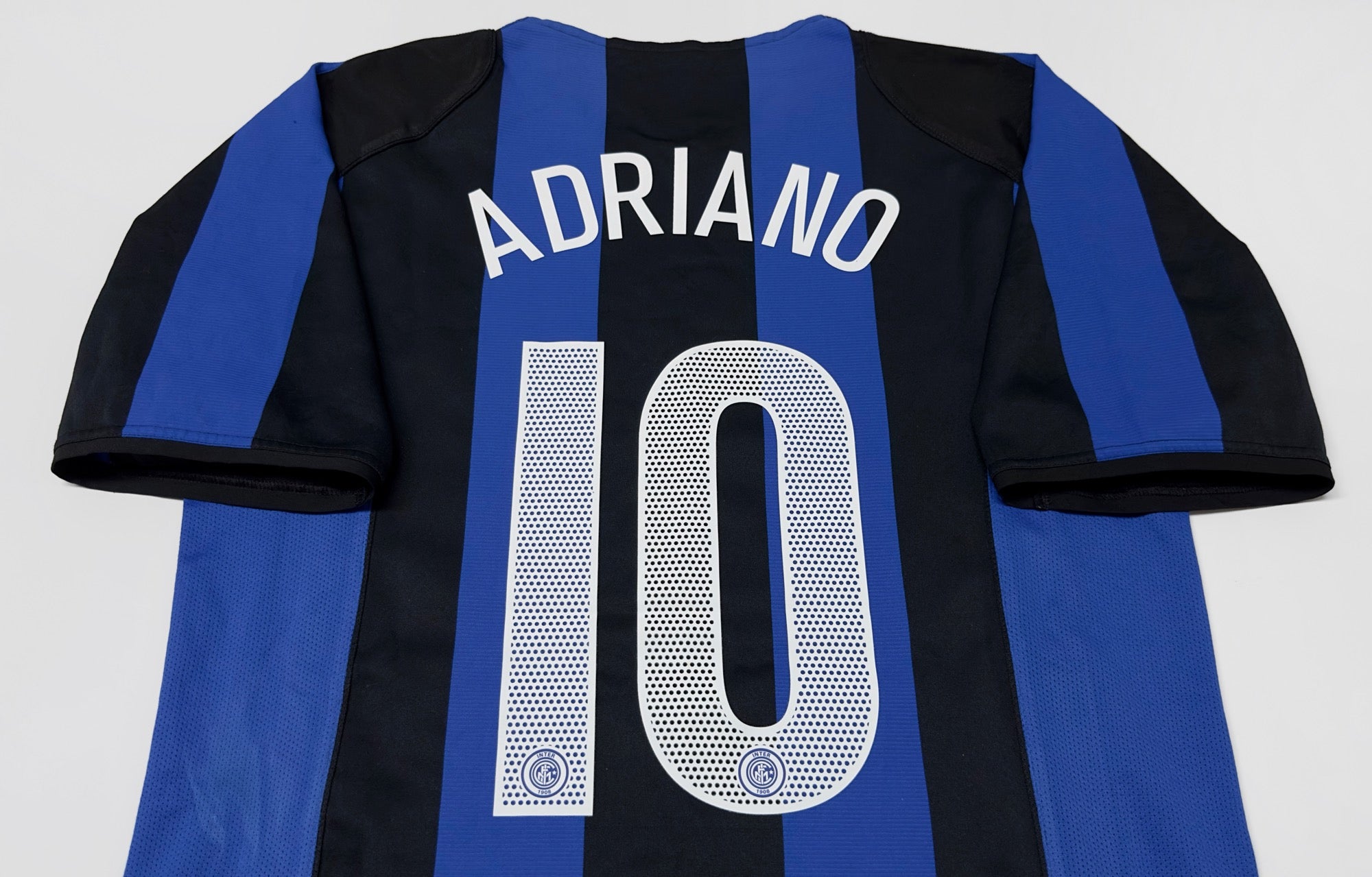 2004/05 Inter Milan #10 ADRIANO Home Jersey (M)
