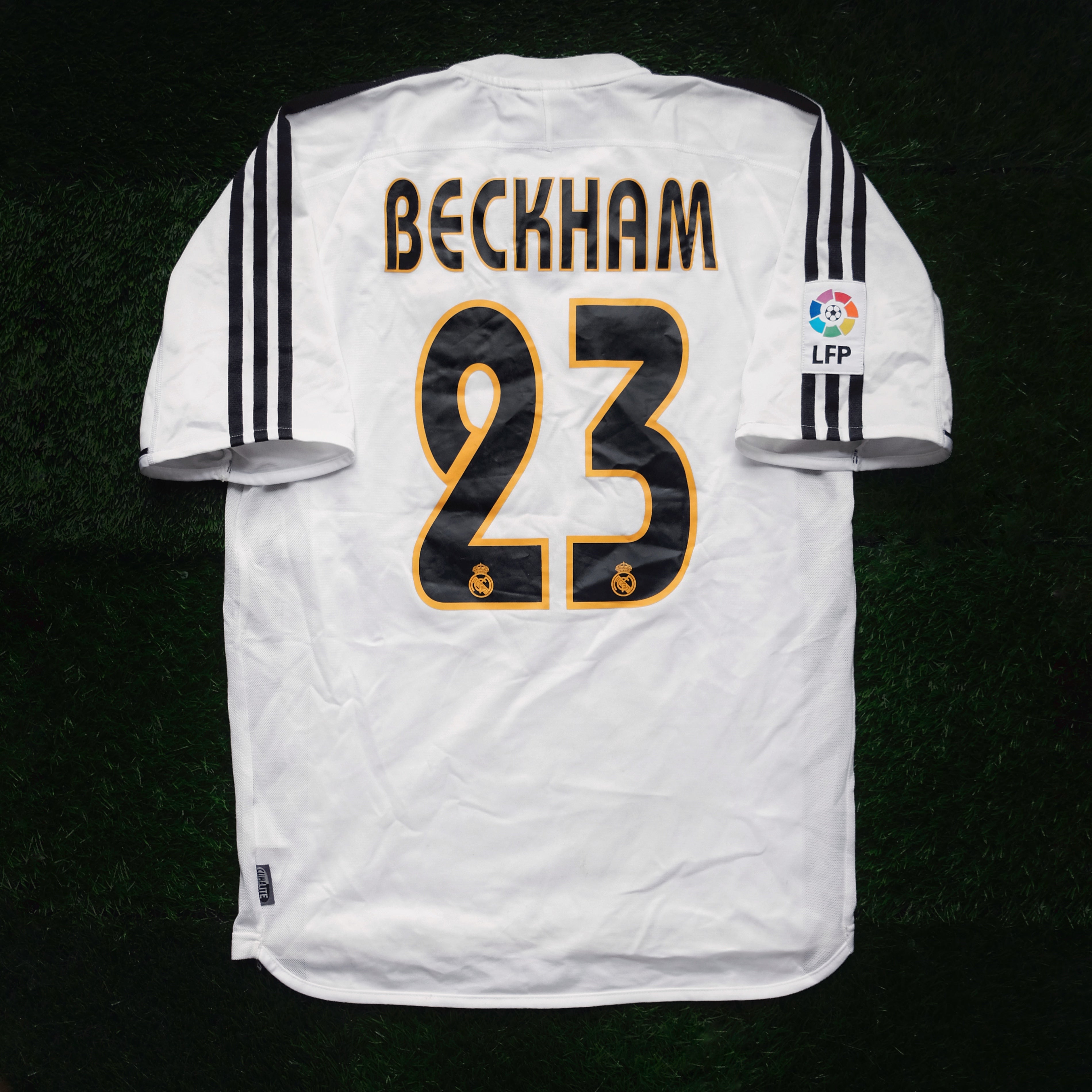 2003/04 Real Madrid #23 BECKHAM Home Jersey (M) – Double Kick