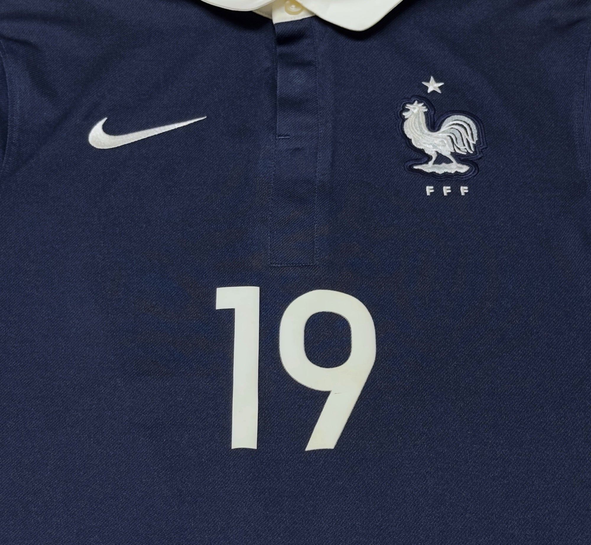 2014/15 France #19 POGBA Home Jersey (S)