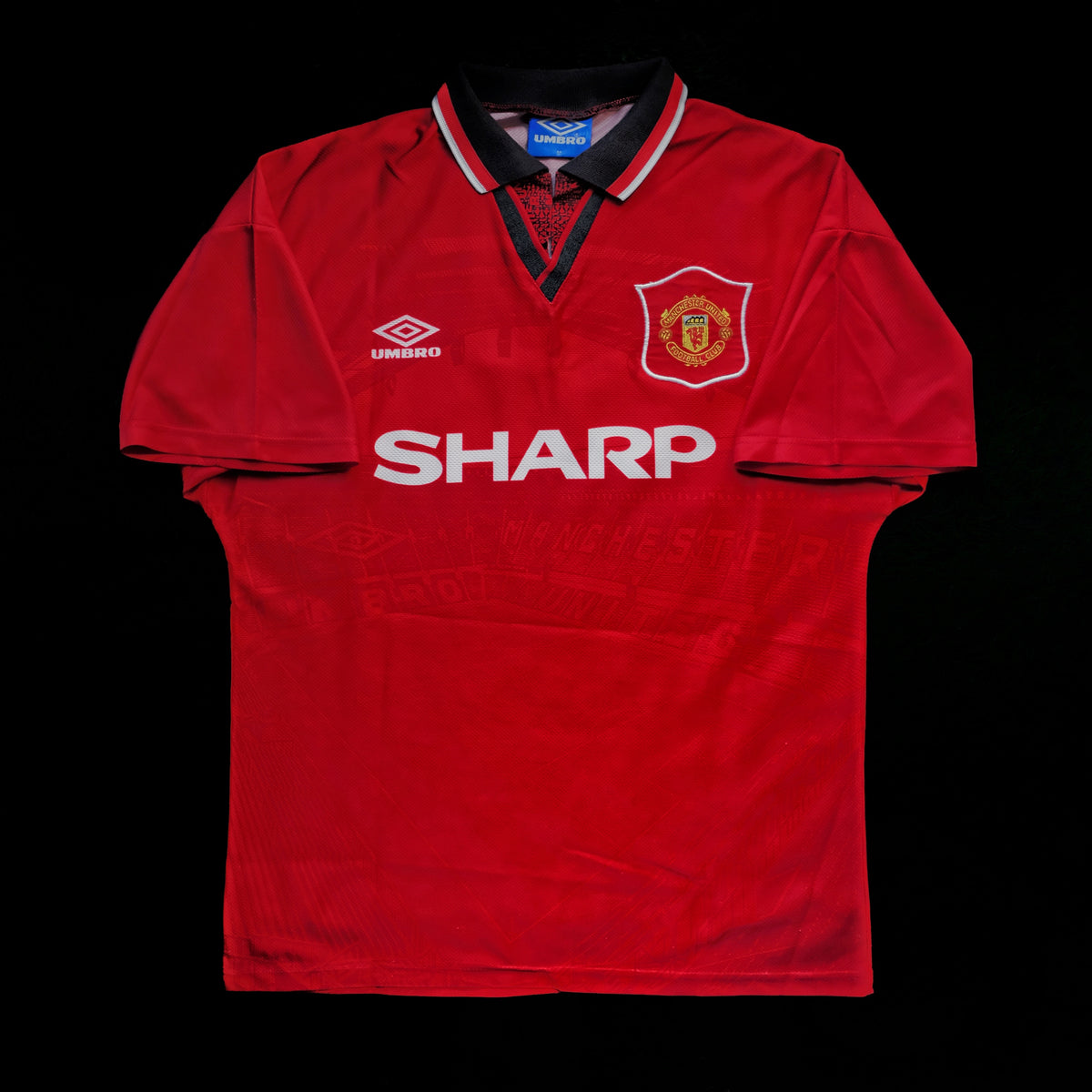 1994/96 Man Utd Home #22 SCHOLES Jersey (M)