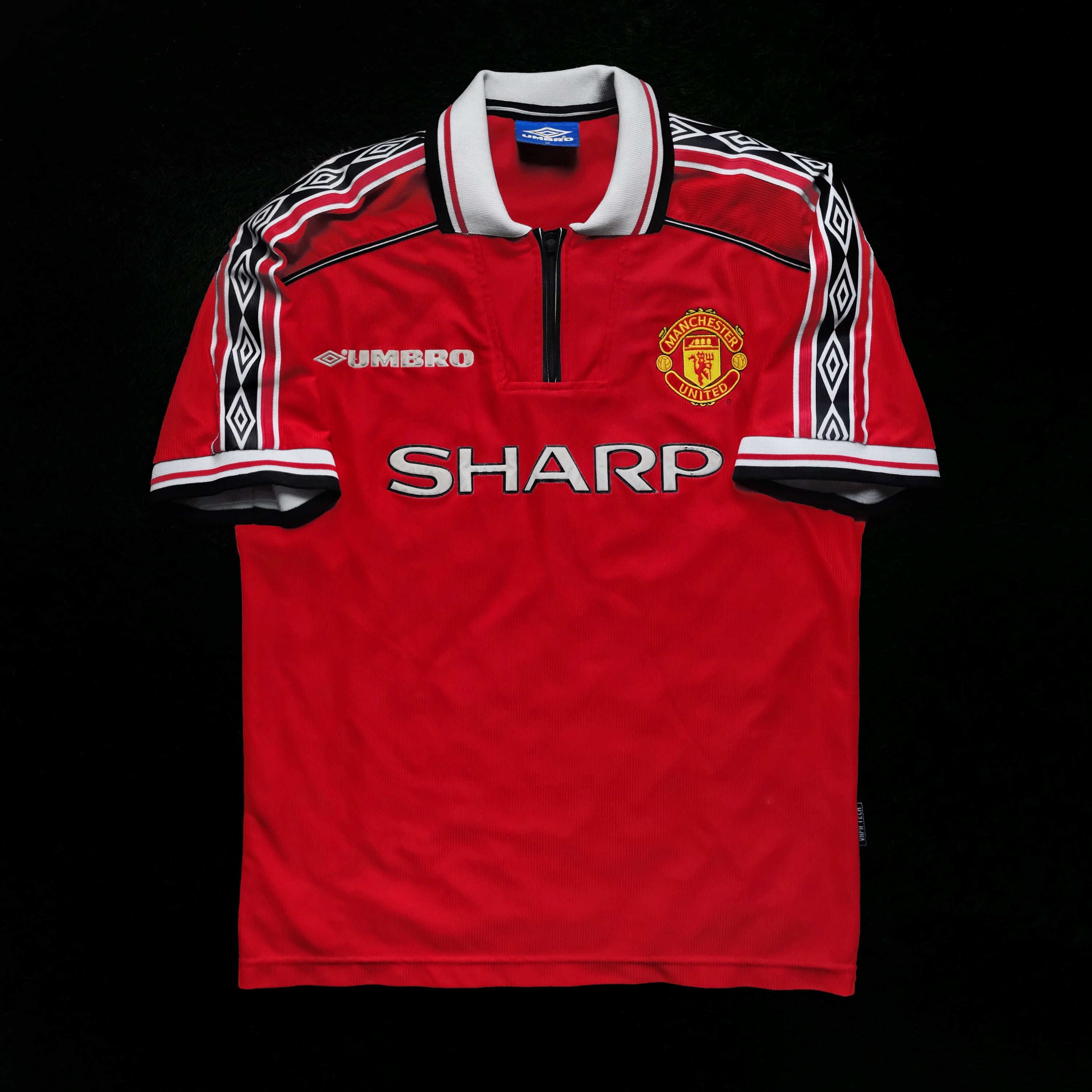 1998/00 Man Utd Home Jersey (M)