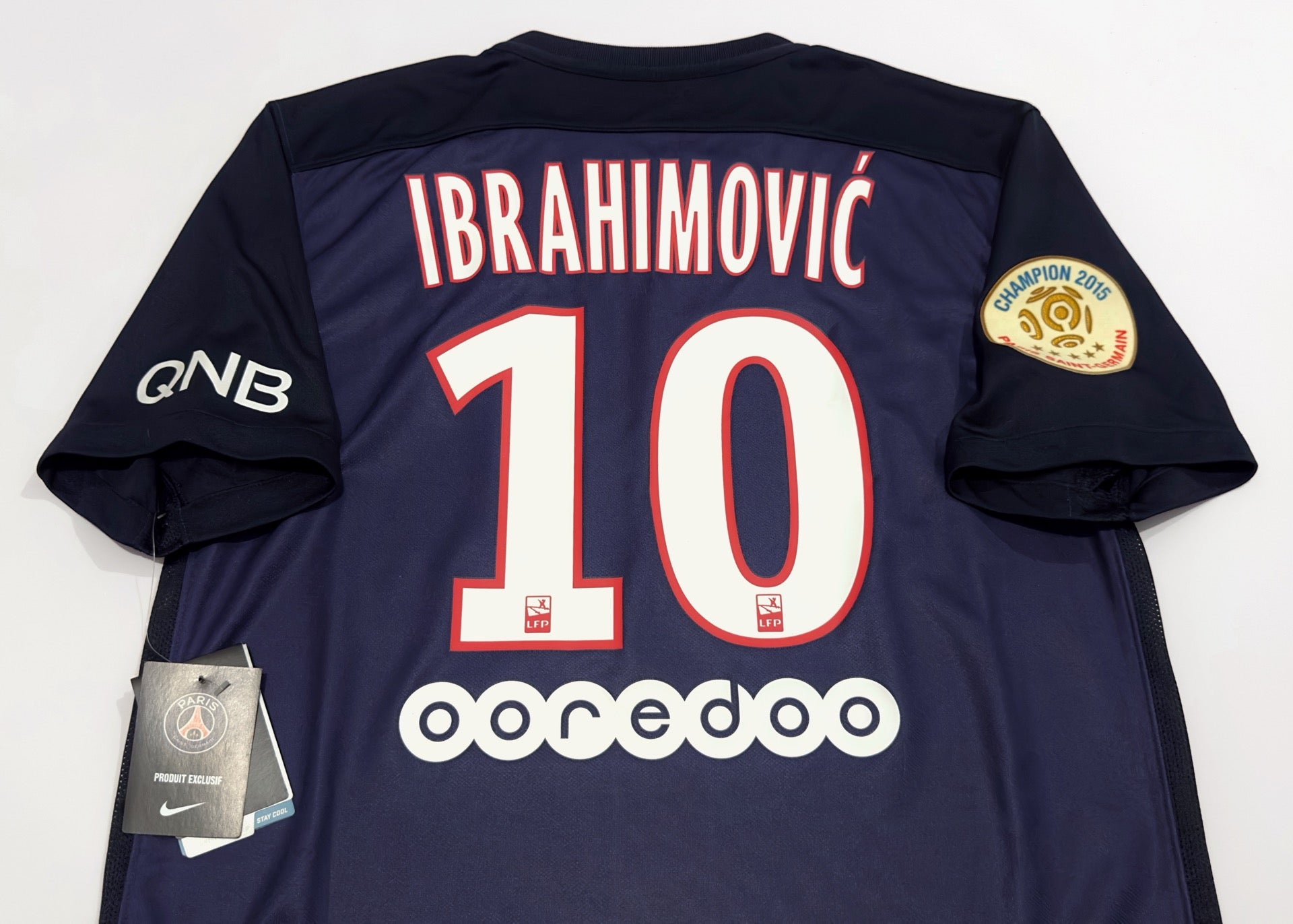 2015/16 PSG #10 IBRAHIMOVIC Home Jersey (M)