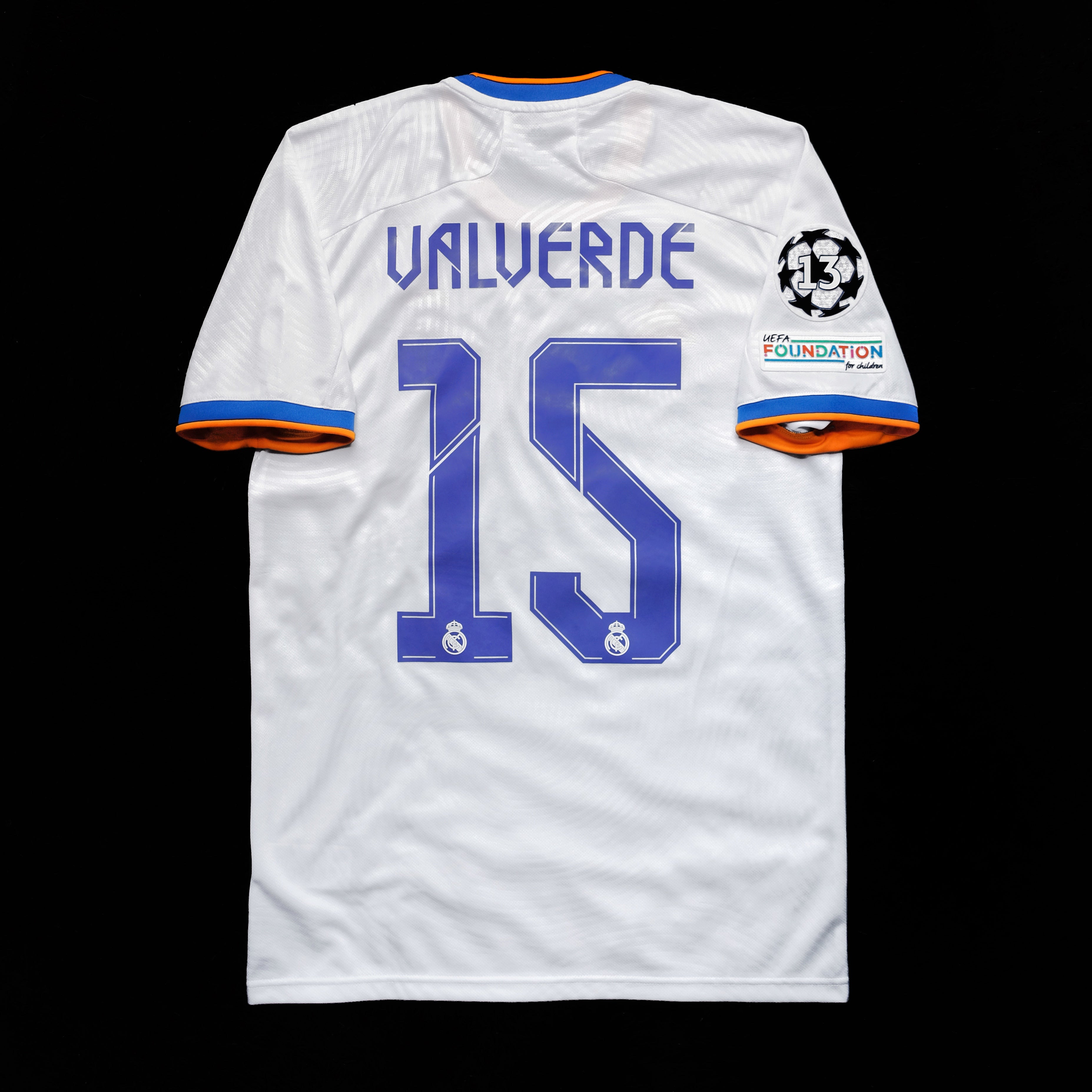 2021/22 Real Madrid #15 VALVERDE Home Jersey (S) – Double Kick