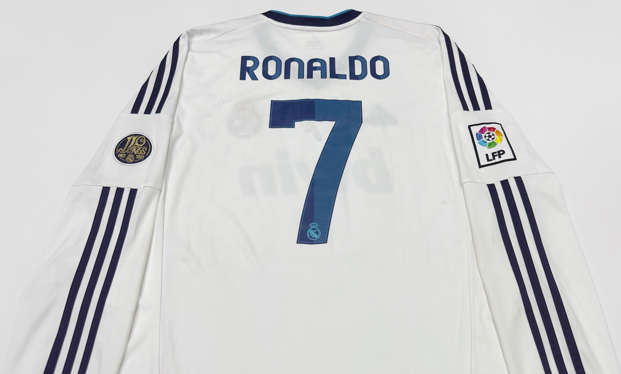 2012/13 Real Madrid #7 RONALDO Home Jersey (L) L/S