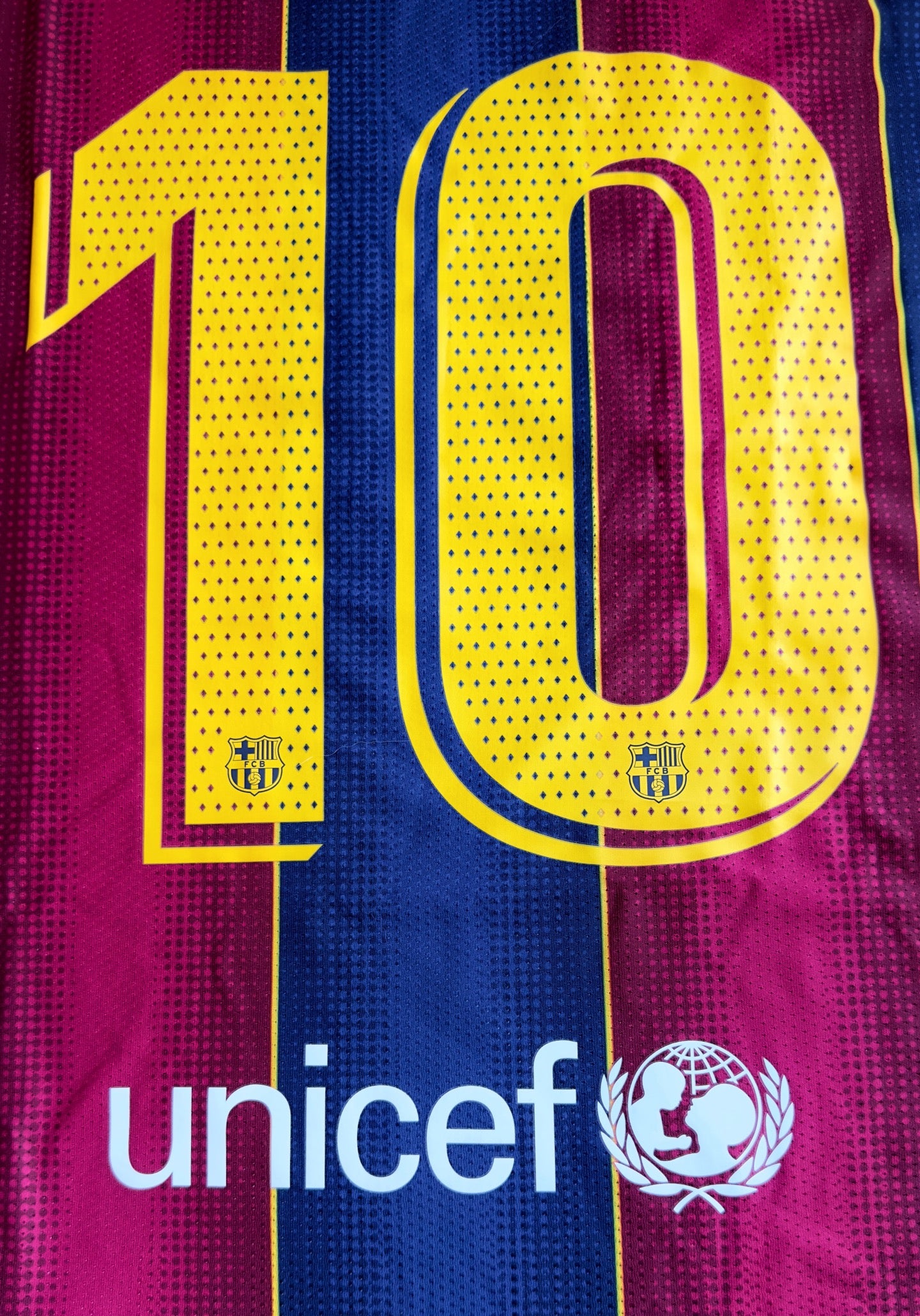 2020/21 Barcelona #10 MESSI Home Jersey (S)