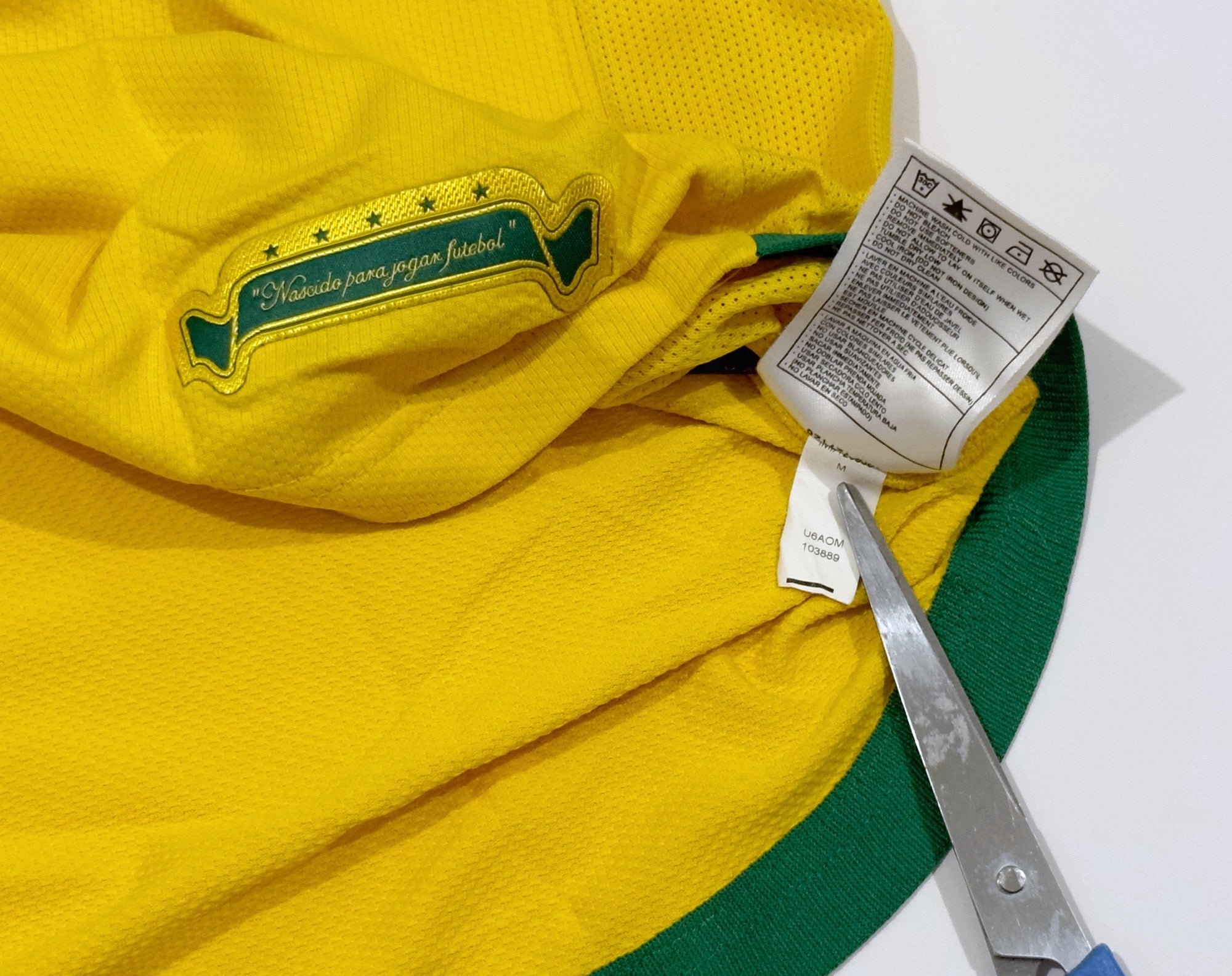 2006/08 Brazil #7 ADRIANO Home Jersey (L)