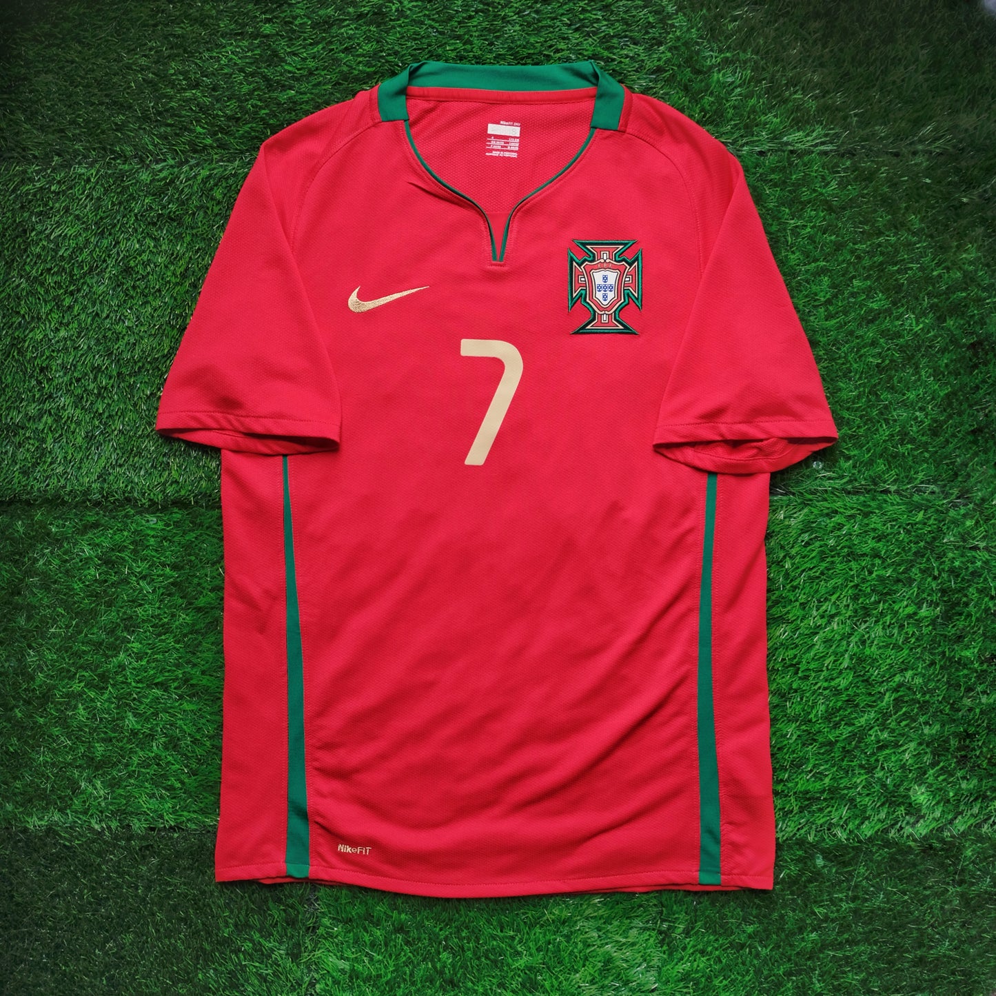 2008/10 Portugal #7 RONALDO Home Jersey (S)