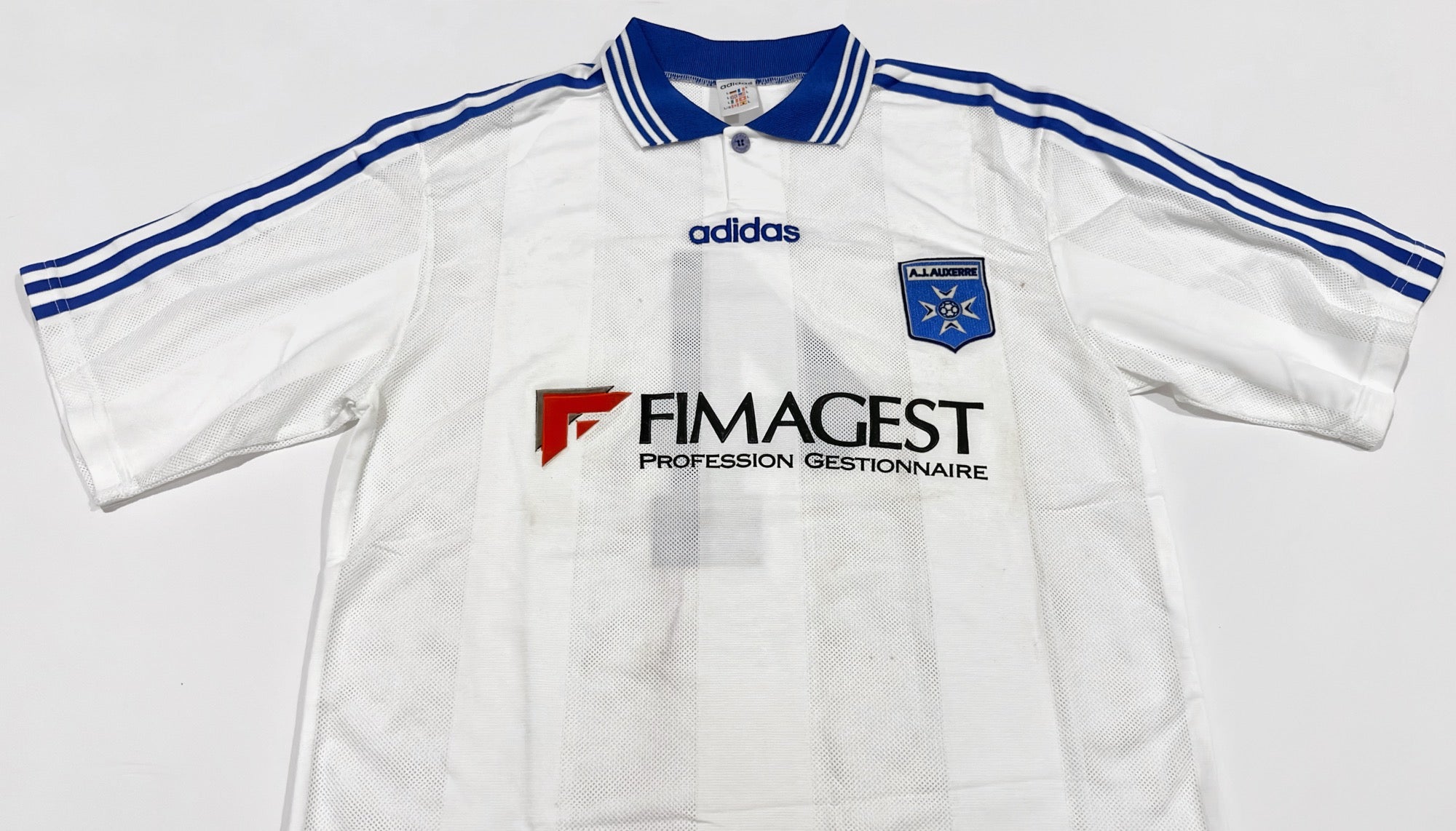 1997/98 Auxerre #4 Home Jersey (L)
