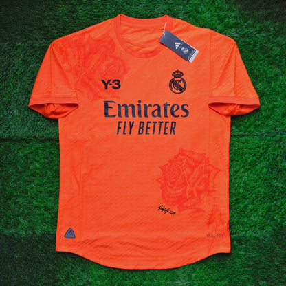 2023/24 Real Madrid X Y-3 Fourth GK Orange Jersey (M)