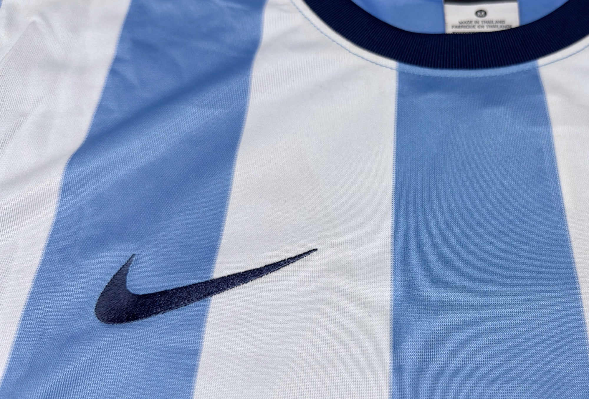 2013/14 Malaga #9 SANTA CRUZ Home Jersey (M)