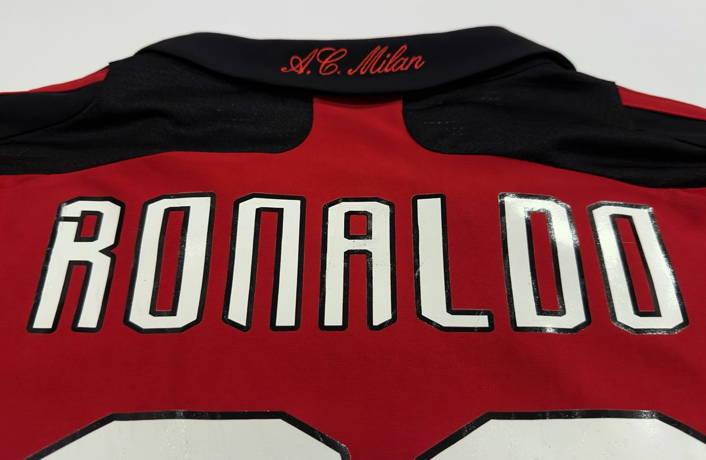 2007/08 AC Milan #99 RONALDO Home Jersey (M)