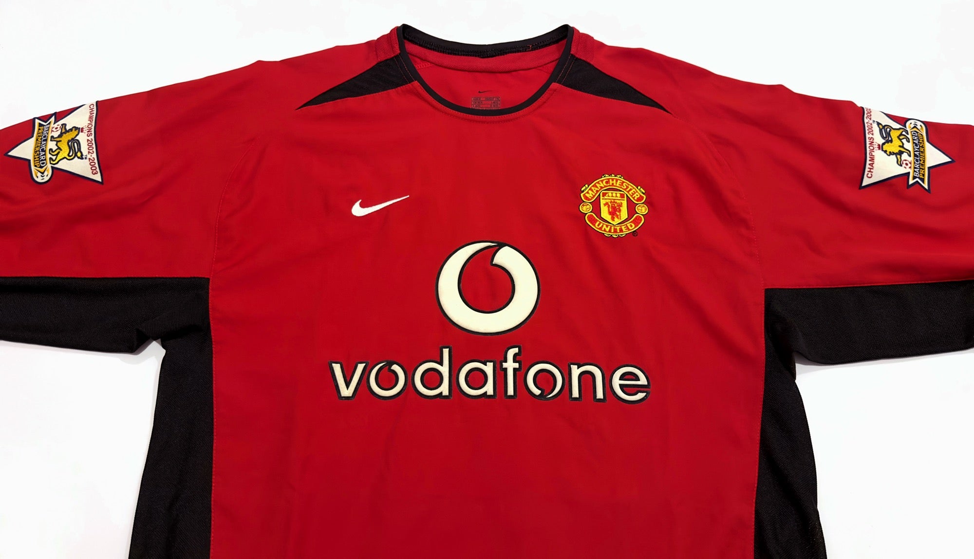 2003/04 Man Utd #7 RONALDO Home Jersey (M) L/S