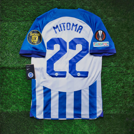 2023/24 Brighton #22 MITOMA Europa Home Jersey