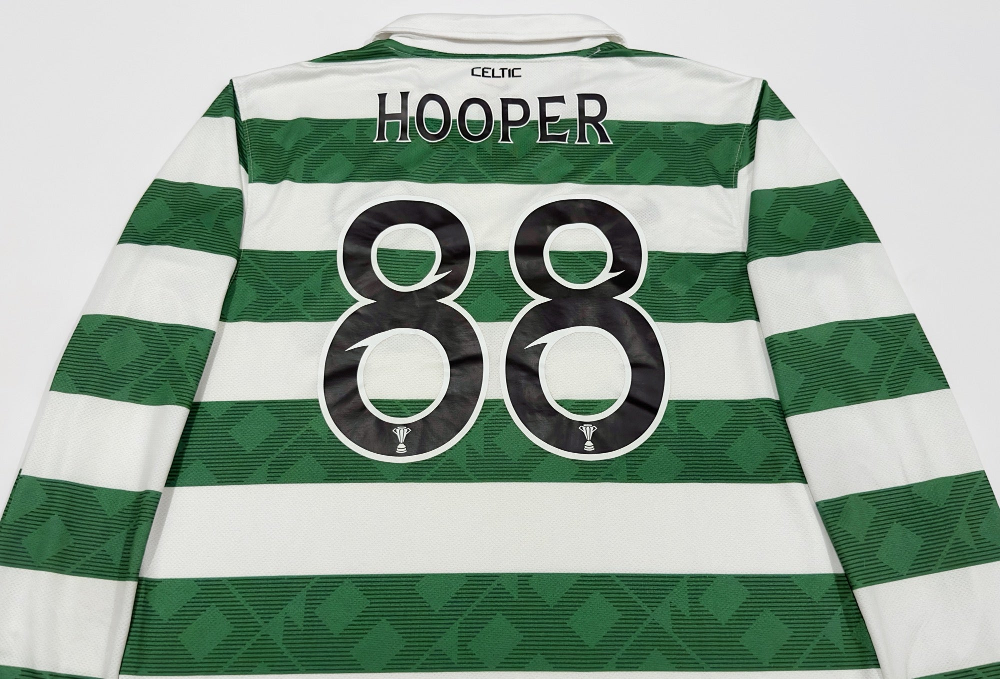 2010/11 Celtic #88 HOOPER Home Jersey (M) L/S
