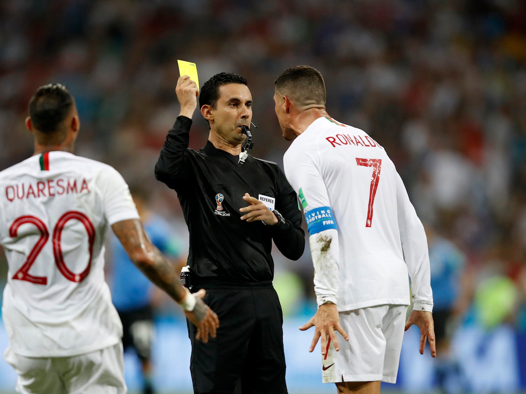 2018/19 Portugal #7 RONALDO Away Jersey (M)