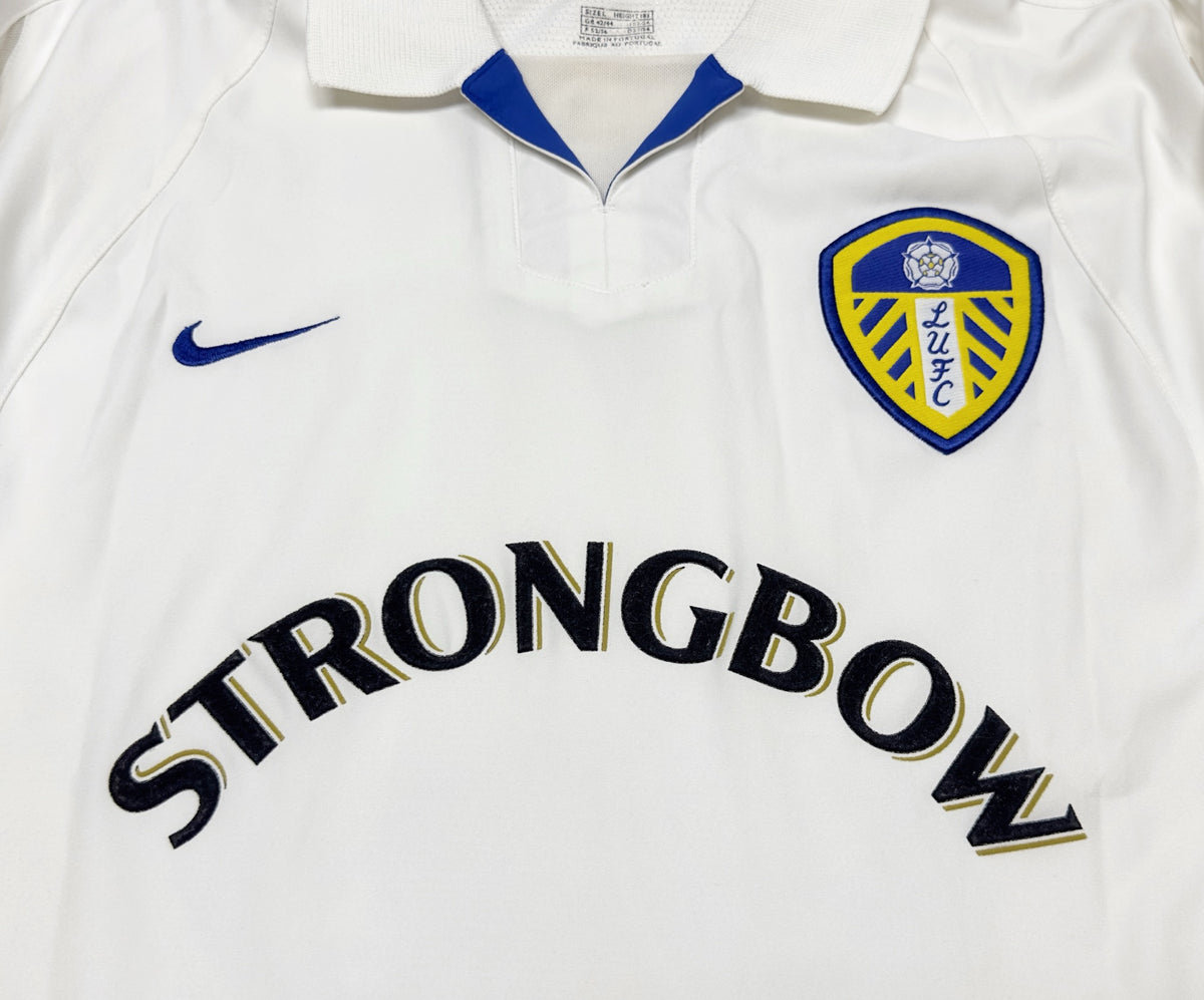 2002/03 Leeds United #38 MILNER Home Jersey (L) L/S