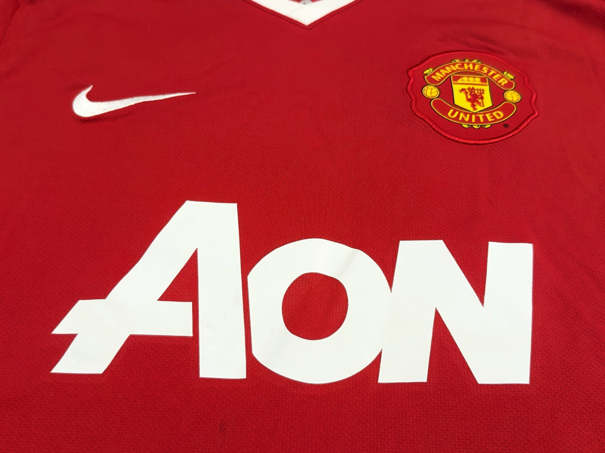 2010/11 Man Utd #18 SCHOLES Home Jersey (L)