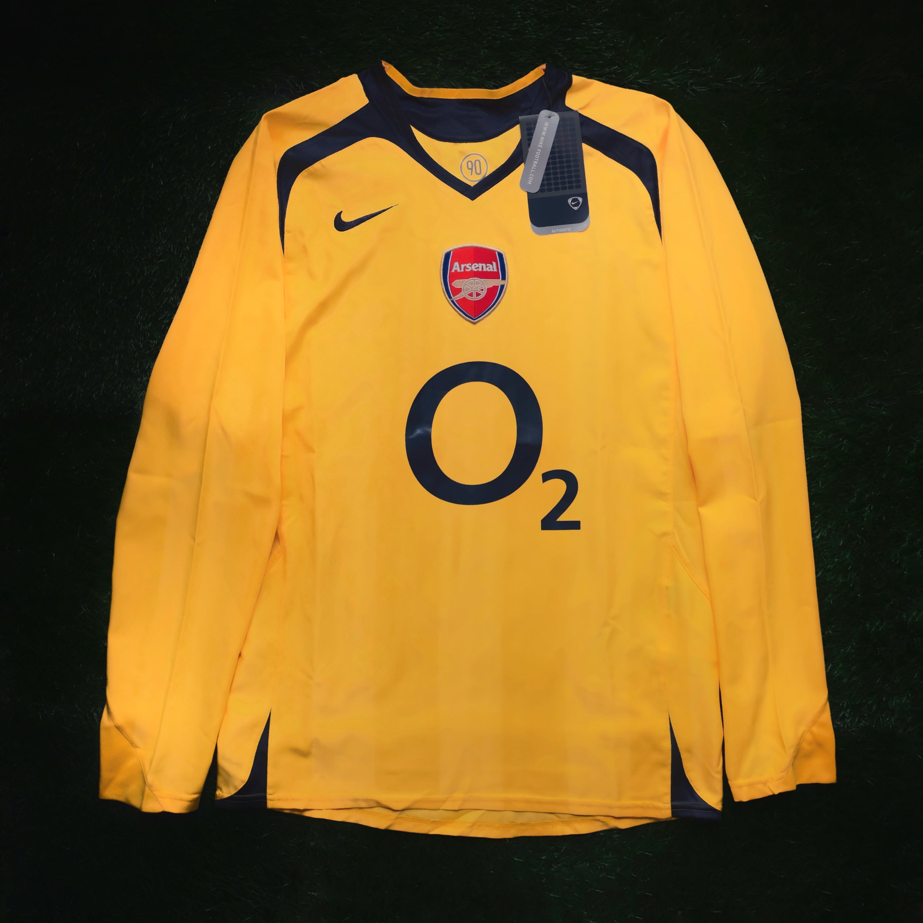 2005/06 Arsenal Away Jersey (S) L/S