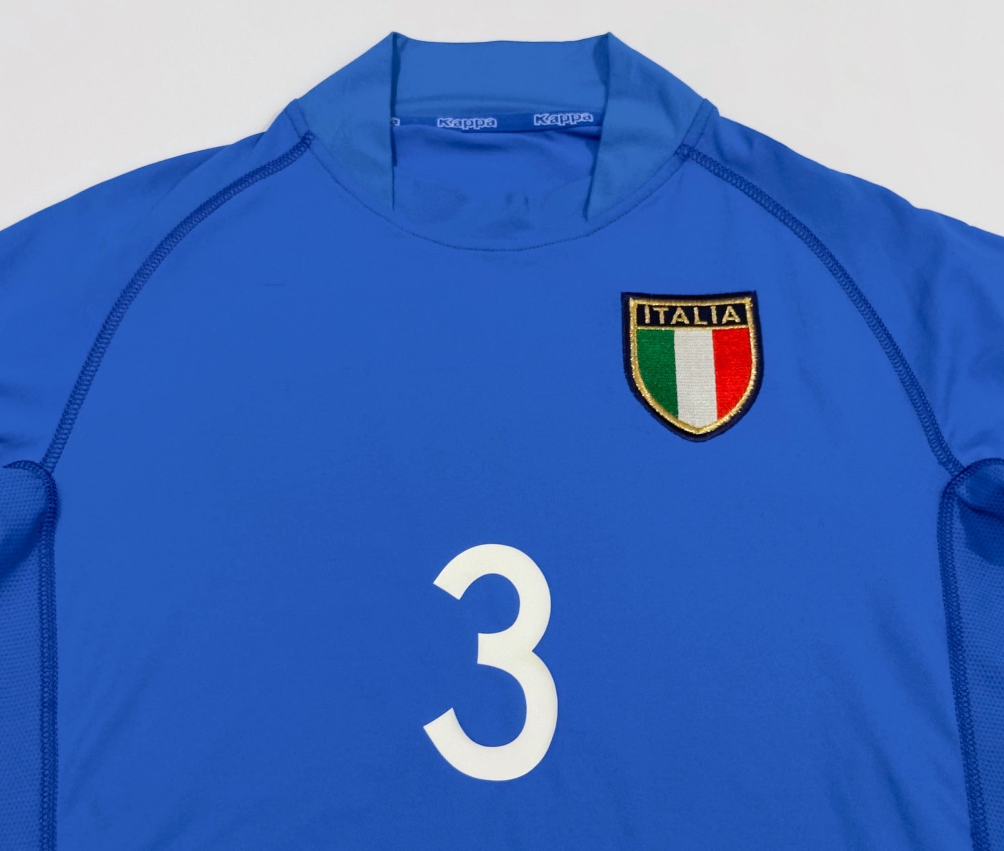 2002 Italy #3 MALDINI Home Jersey (L)