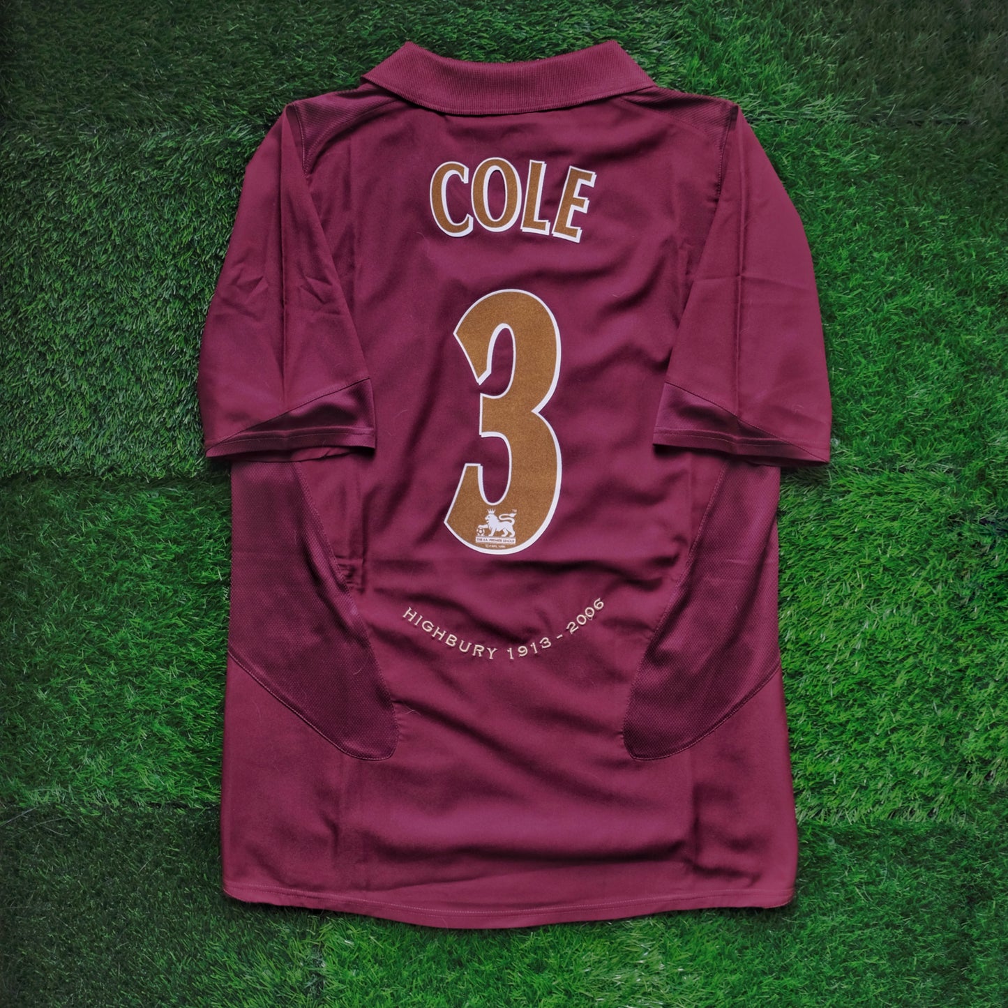 2005/06 Arsenal #3 COLE Home Jersey (S)